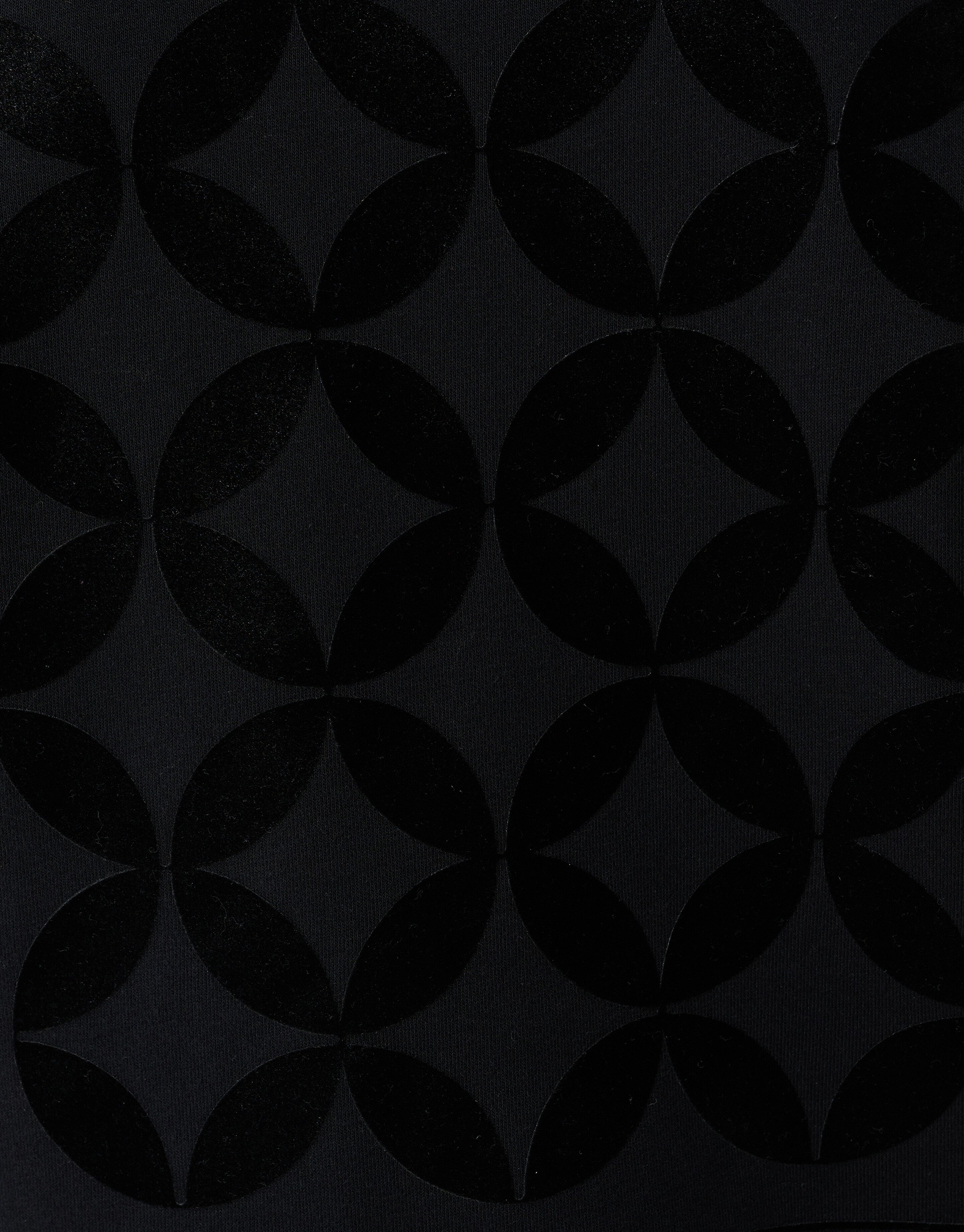 Schwarzer Flockpullover SHOEBY MEN