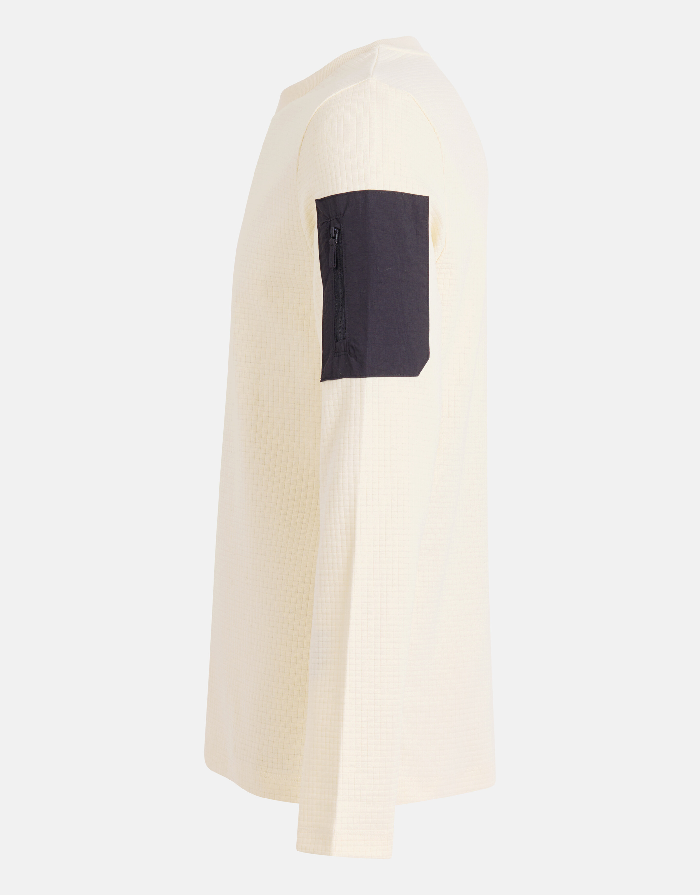 Jersey Structuur Longsleeve Gebroken Wit SHOEBY MEN