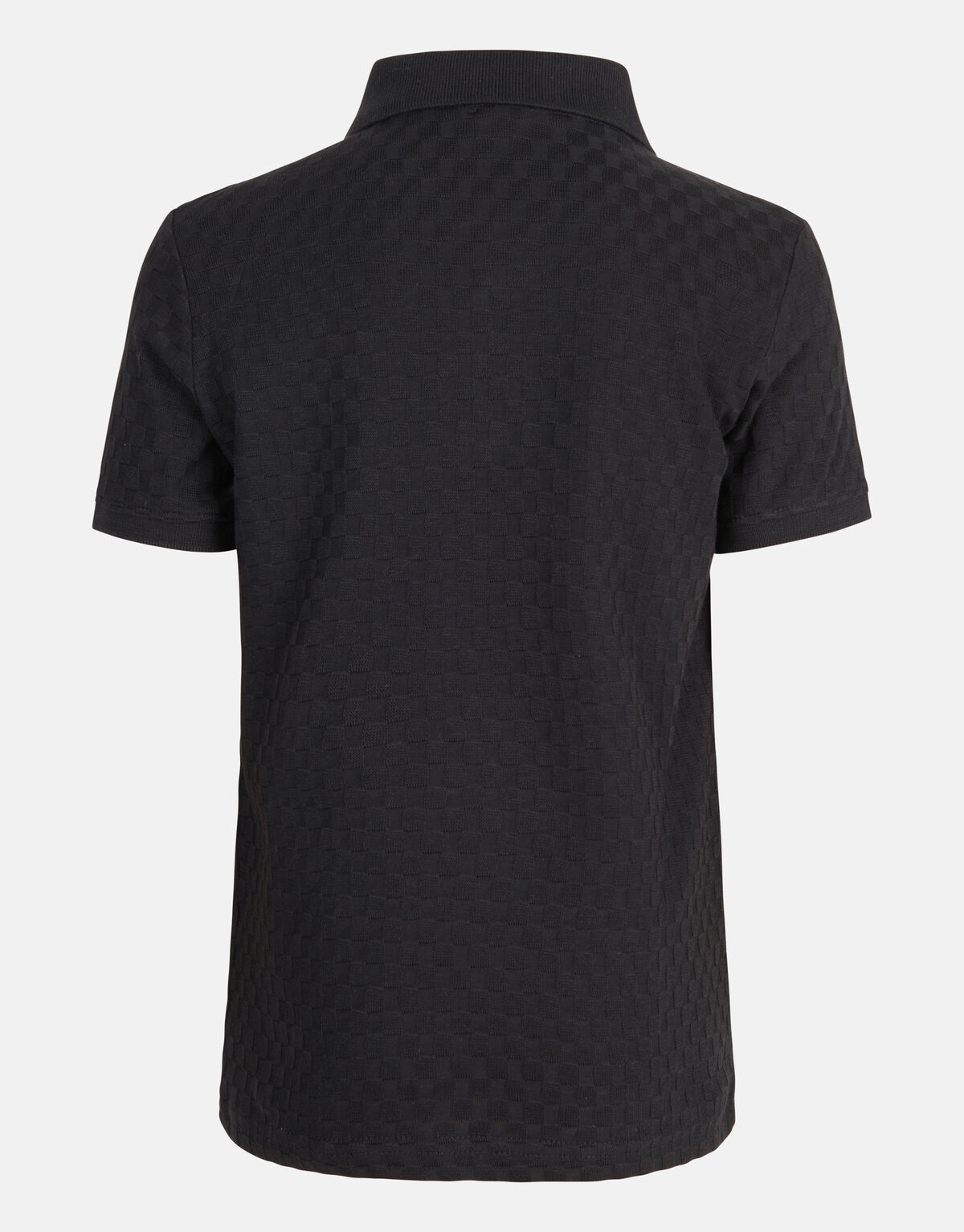 Blockstruktur-Polo Schwarz SHOEBY BOYS