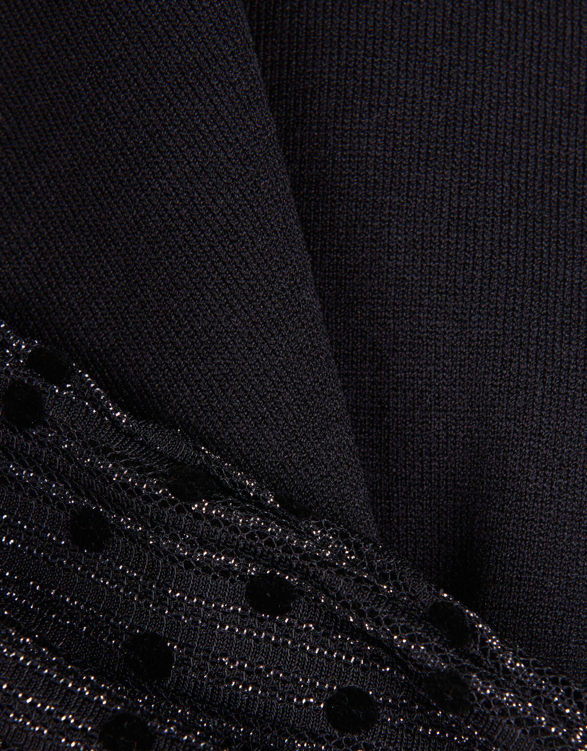 Mesh Top Schwarz SHOEBY GIRLS