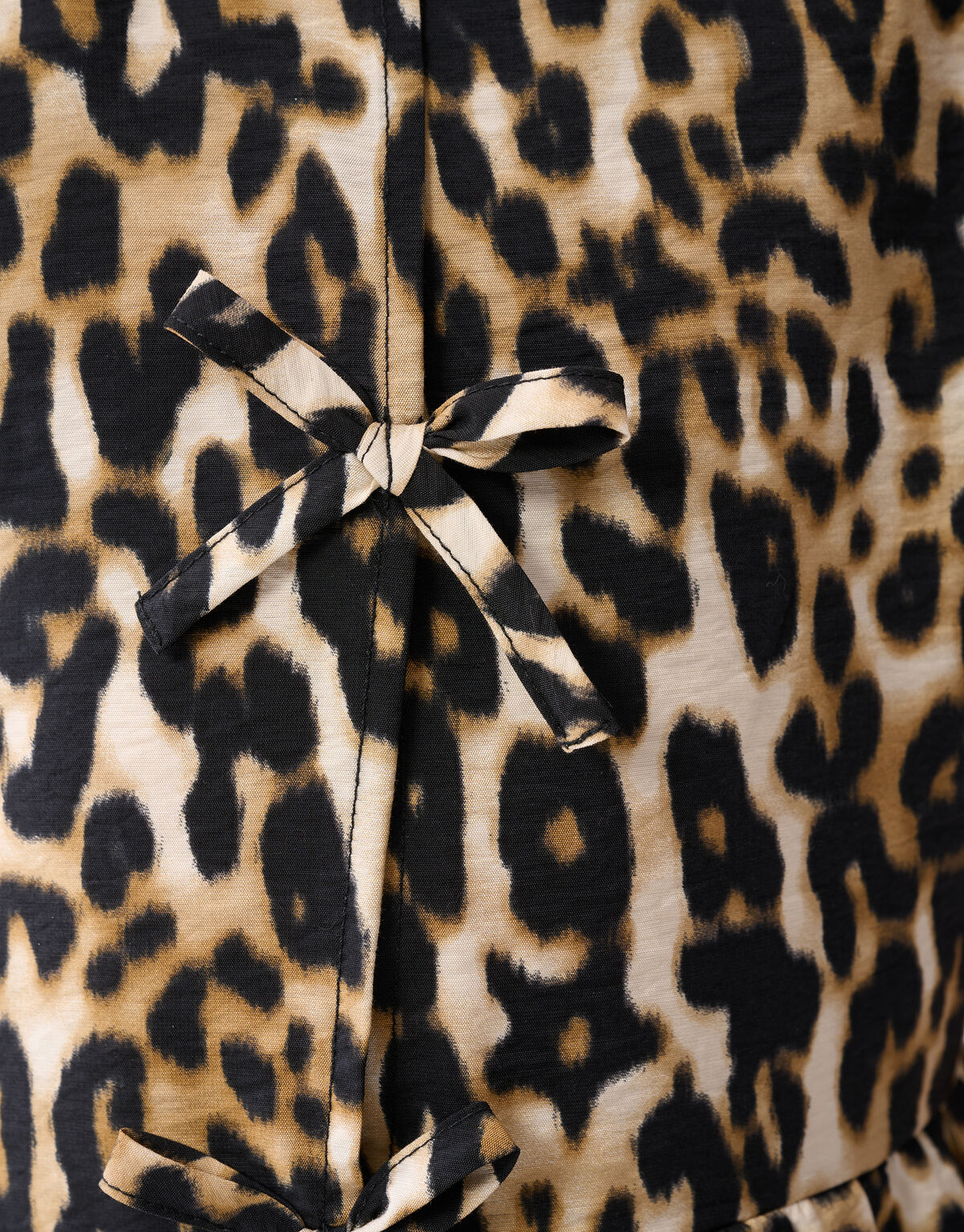 Leoparden-Schleifen-Top Braun SHOEBY GIRLS