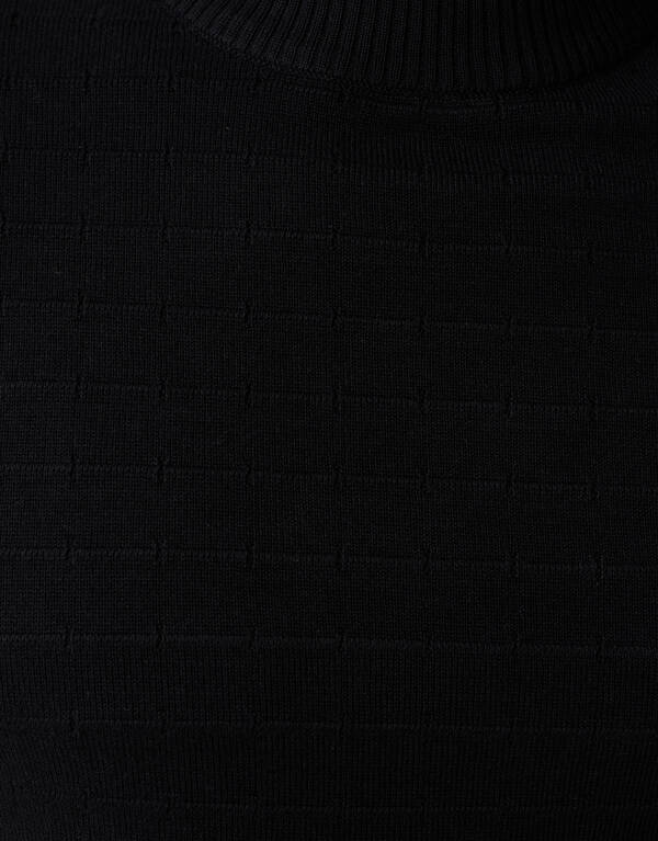 Struktur Pullover Schwarz SHOEBY MEN
