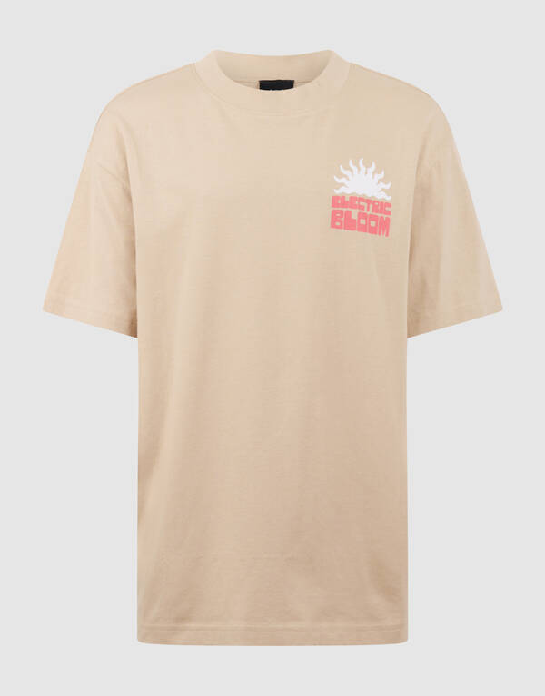 Bloom Artwork T-Shirt Sand SHOEBY BOYS