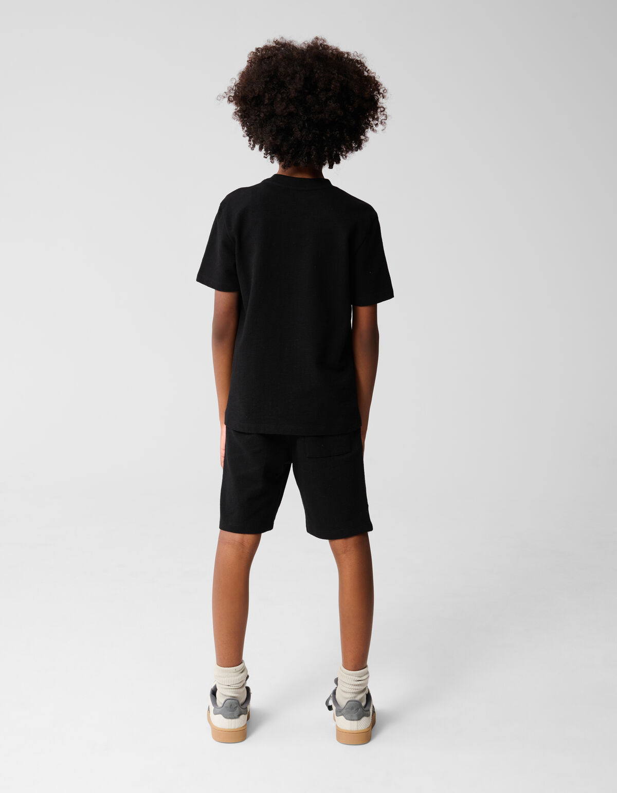 Text T-shirt Schwarz SHOEBY BOYS