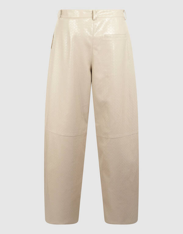 Braided Barrel Fit Hose Gebrochenes Wei&szlig; SHOEBY WOMEN