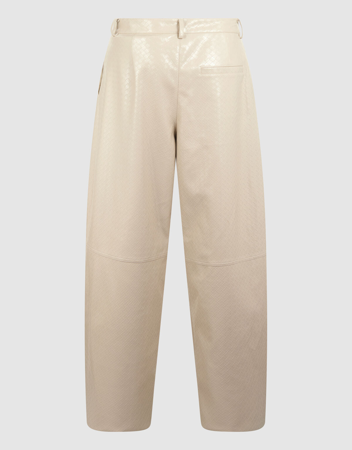 Lernen Geflochtenes Barrel Fit Hose Gebrochen Wei&szlig; SHOEBY WOMEN