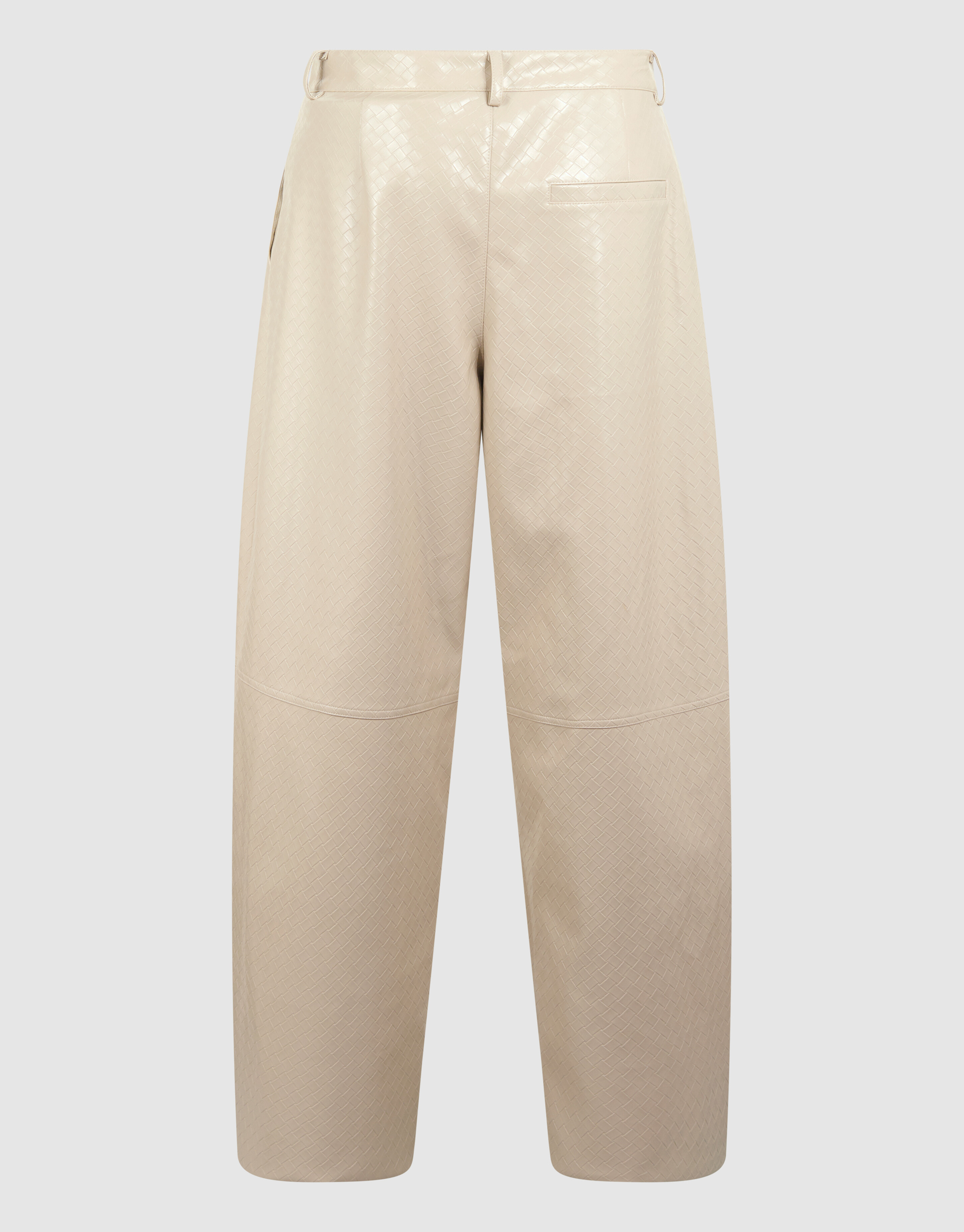 Lernen Geflochtenes Barrel Fit Hose Gebrochen Wei&szlig; SHOEBY WOMEN