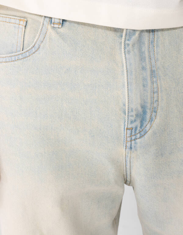 Baggy Fit Jeans Gebleicht L34 SHOEBY MEN
