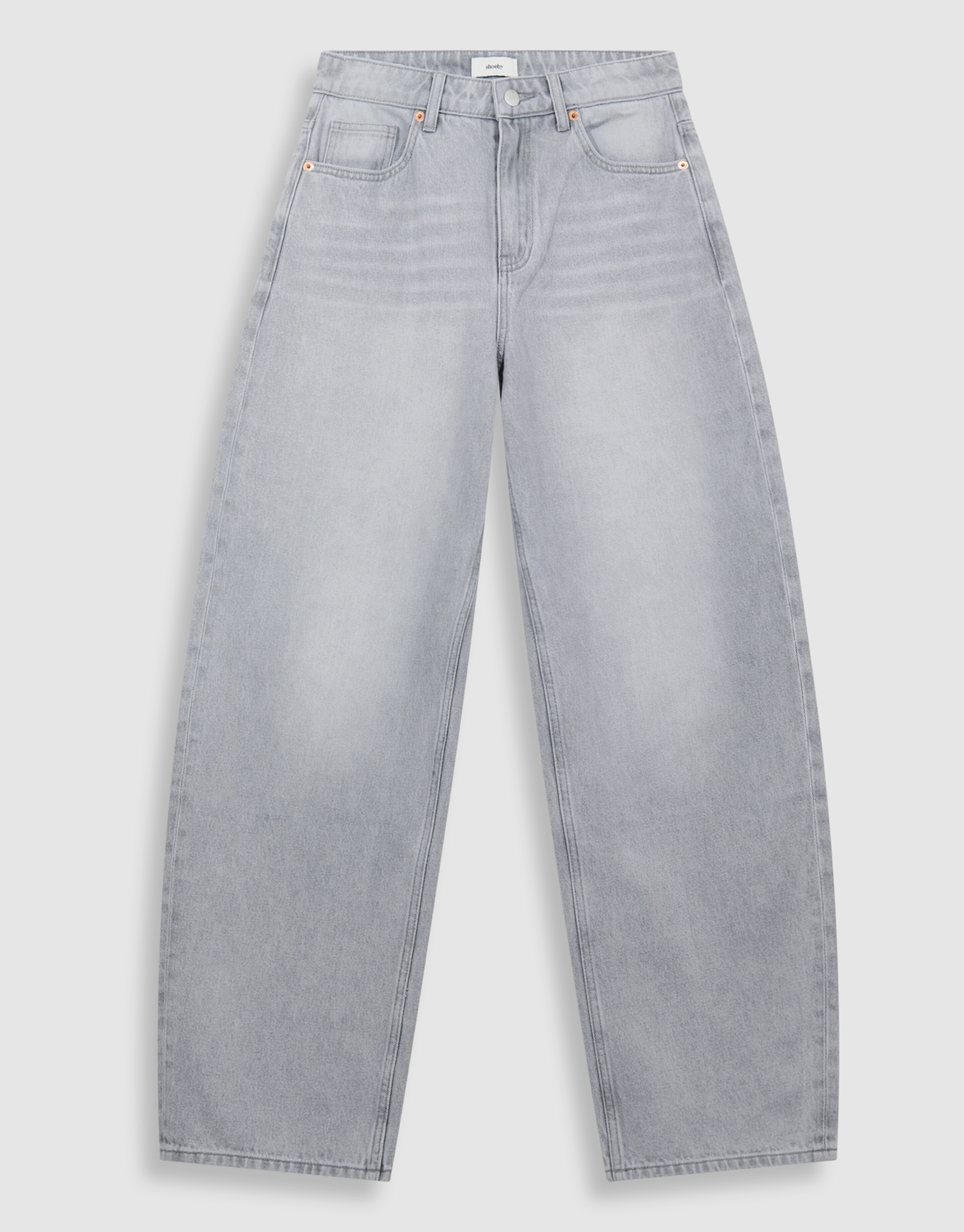 Baggy-Fit-Jeans, hellgrau SHOEBY WOMEN
