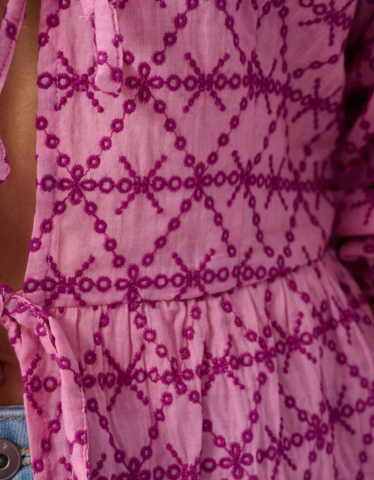 Bedruckte Streifbluse Roze SHOEBY WOMEN