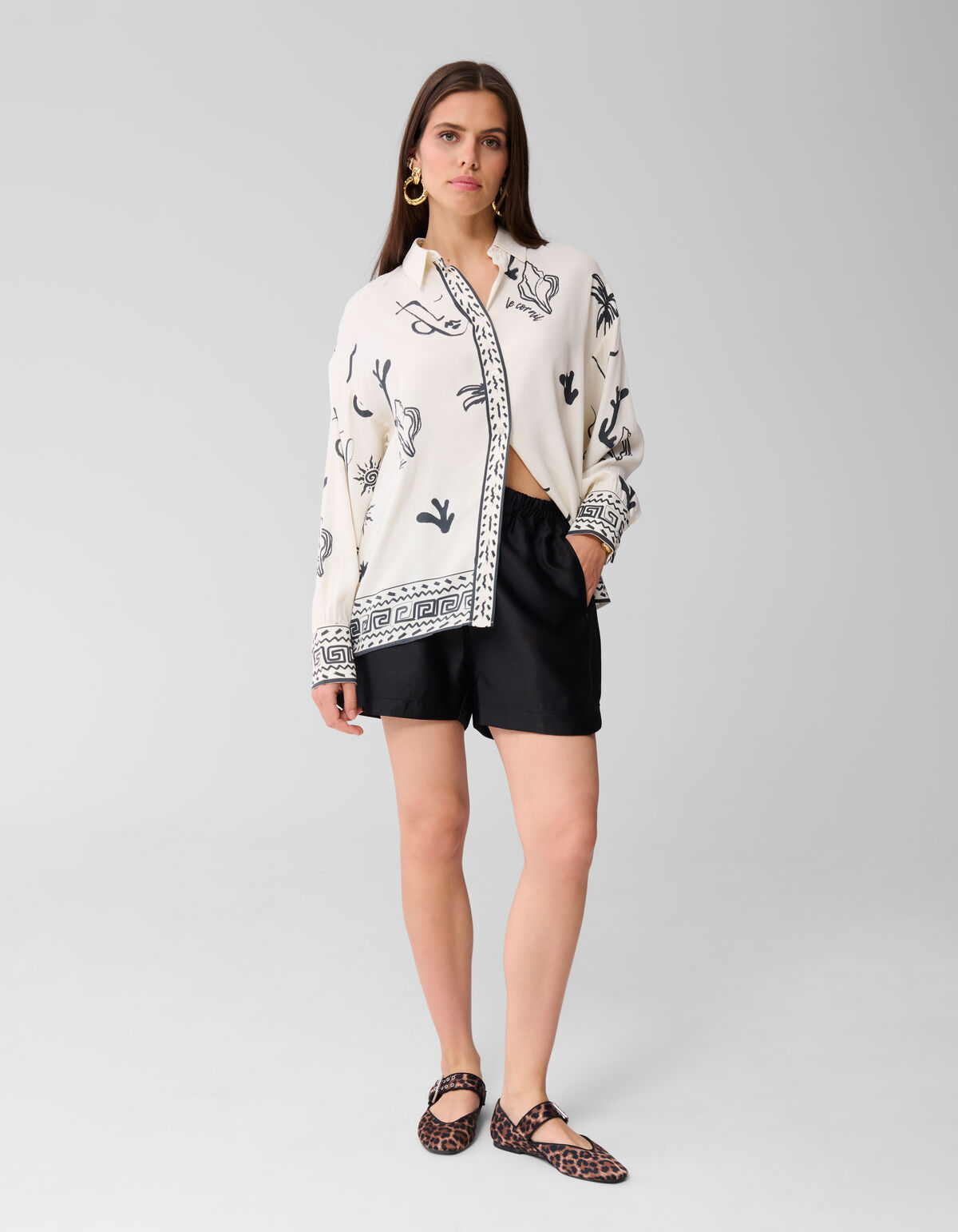 Satijnen Short Zwart SHOEBY WOMEN