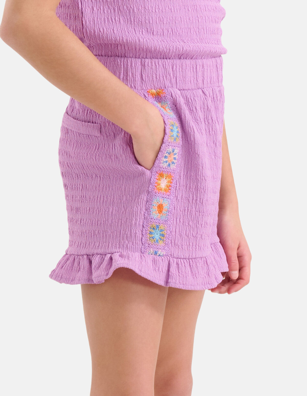 Crochet Short Lichtpaars SHOEBY GIRLS