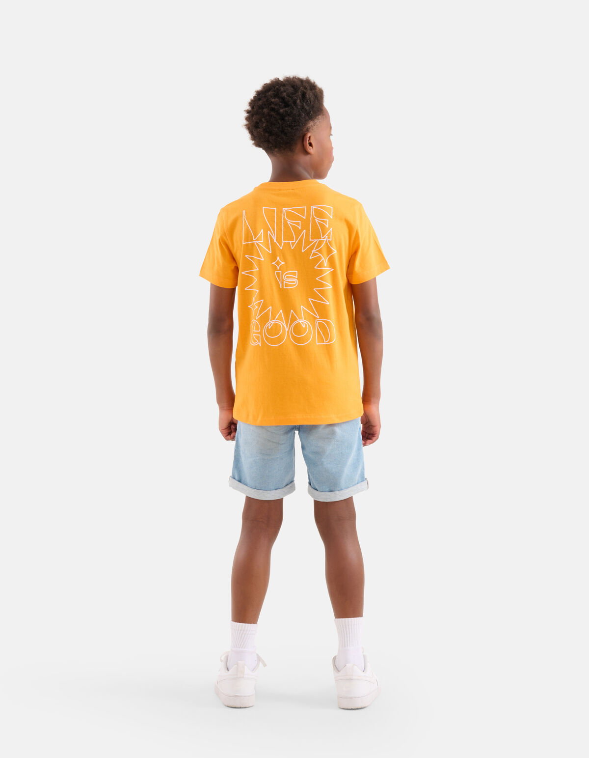 Druck-T-Shirt Orange SHOEBY BOYS