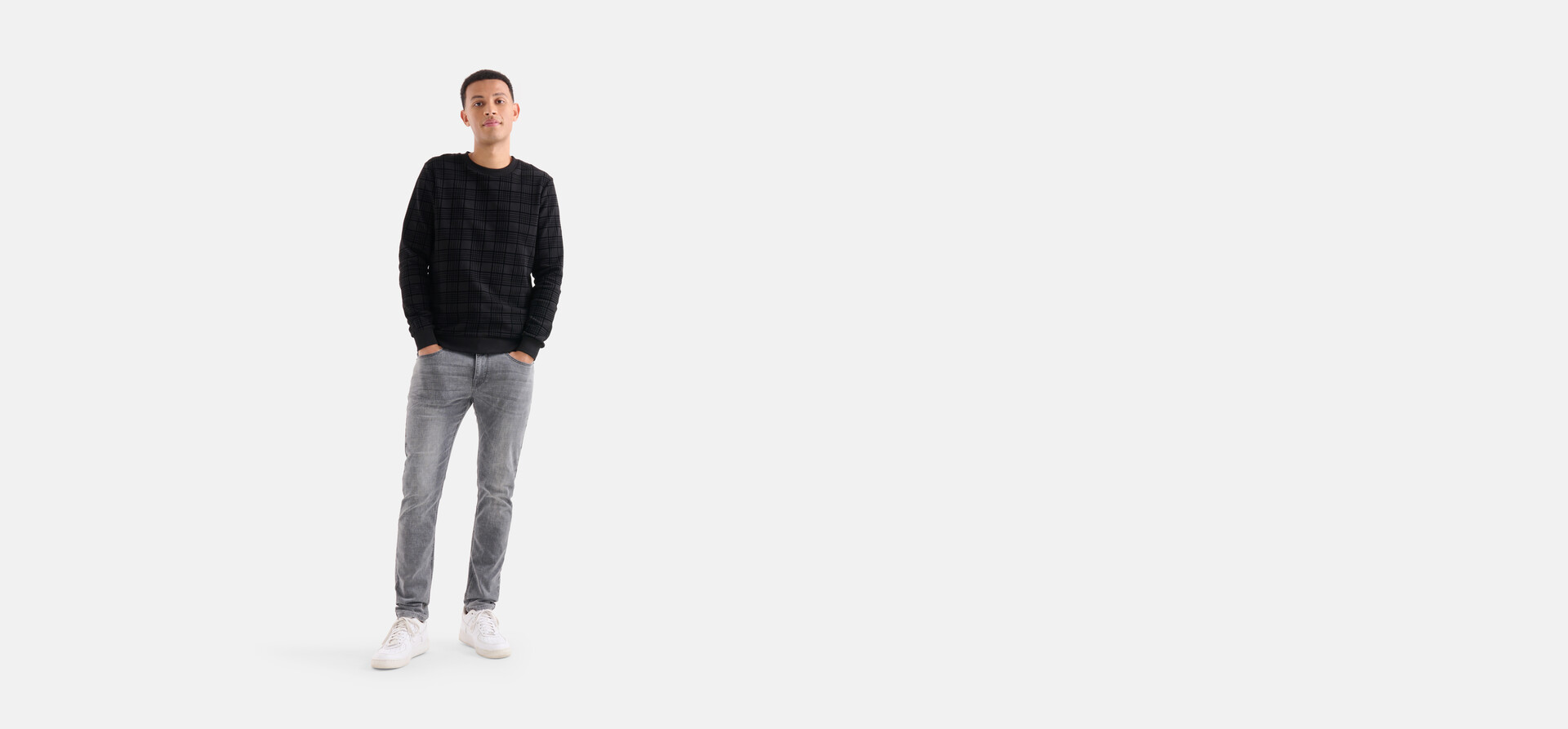 Slim Jeans Hellgrau Länge 34 Refill