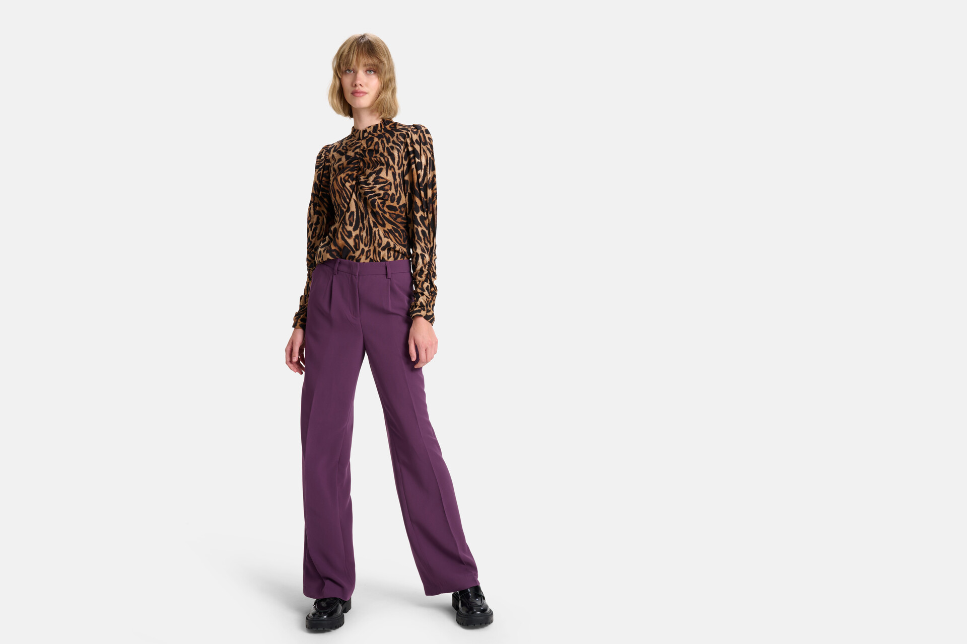 Loose Fit Hose Violett SHOEBY WOMEN