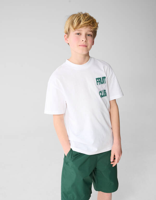 Fruit Club Artwork T-Shirt Wei&szlig; SHOEBY BOYS