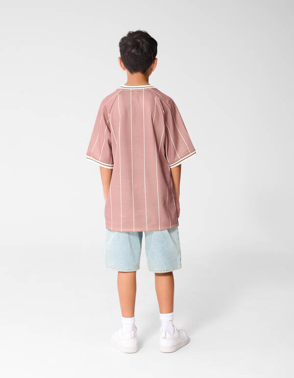 &Uuml;bergro&szlig;es sportliches T-Shirt in Braun SHOEBY BOYS