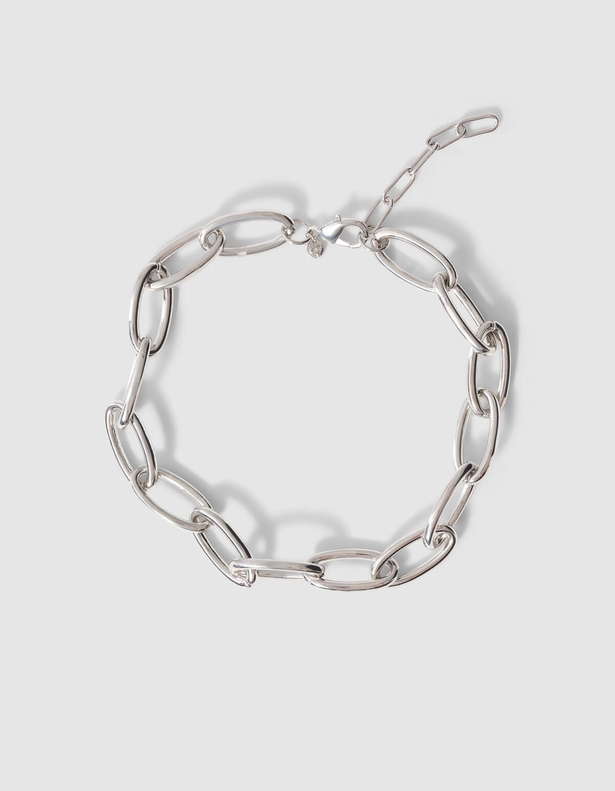 Oval Chain Halskette aus Silber SHOEBY ACCESSOIRES
