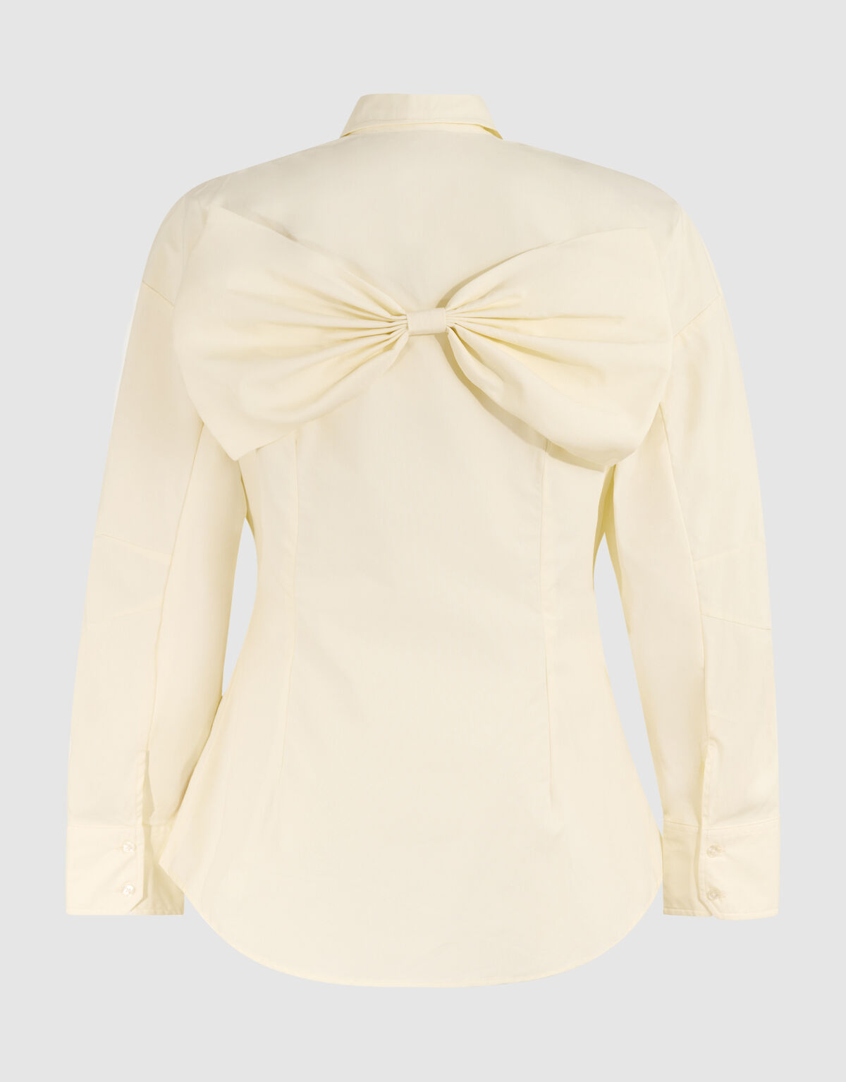 Eiförmige Schleifenbluse Hellgelb SHOEBY WOMEN