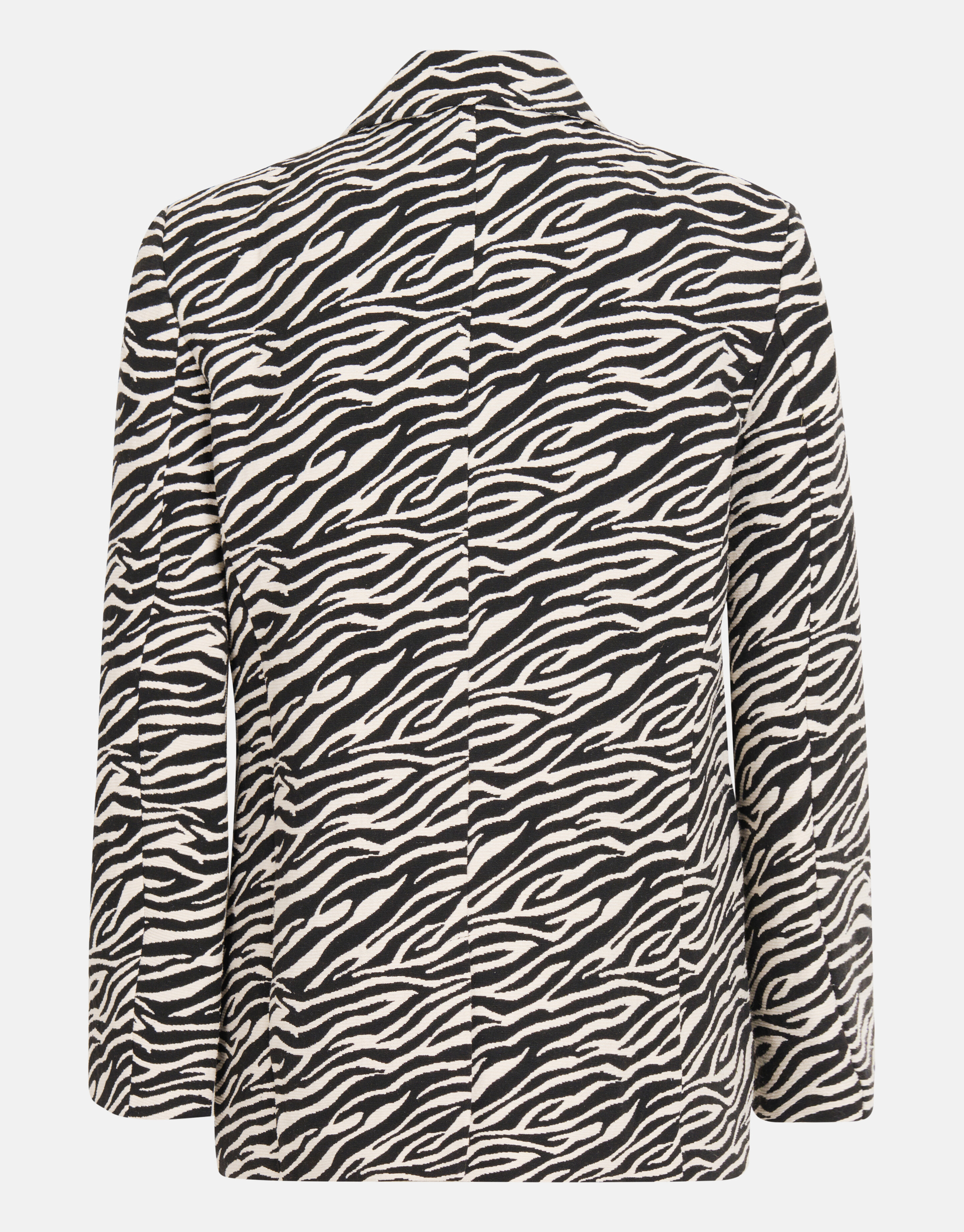 Jacquard Zebra Print Blazer Schwarz/Weiß SHOEBY WOMEN