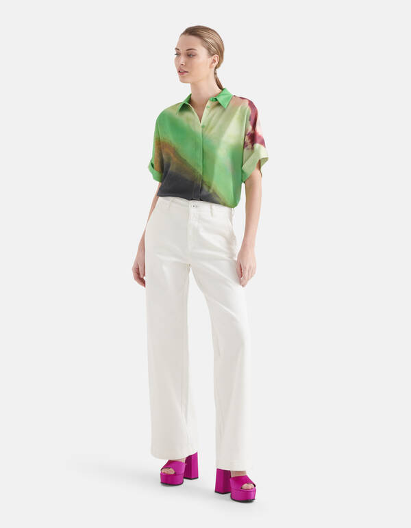 Weit geschnittene Jeans Off White By Mieke SHOEBY WOMEN
