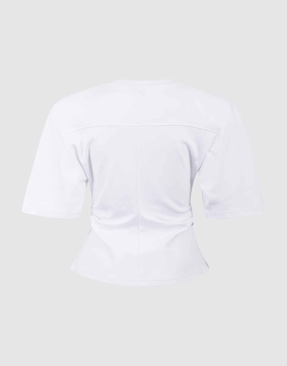 Tailliertes T-Shirt Wei&szlig; SHOEBY WOMEN