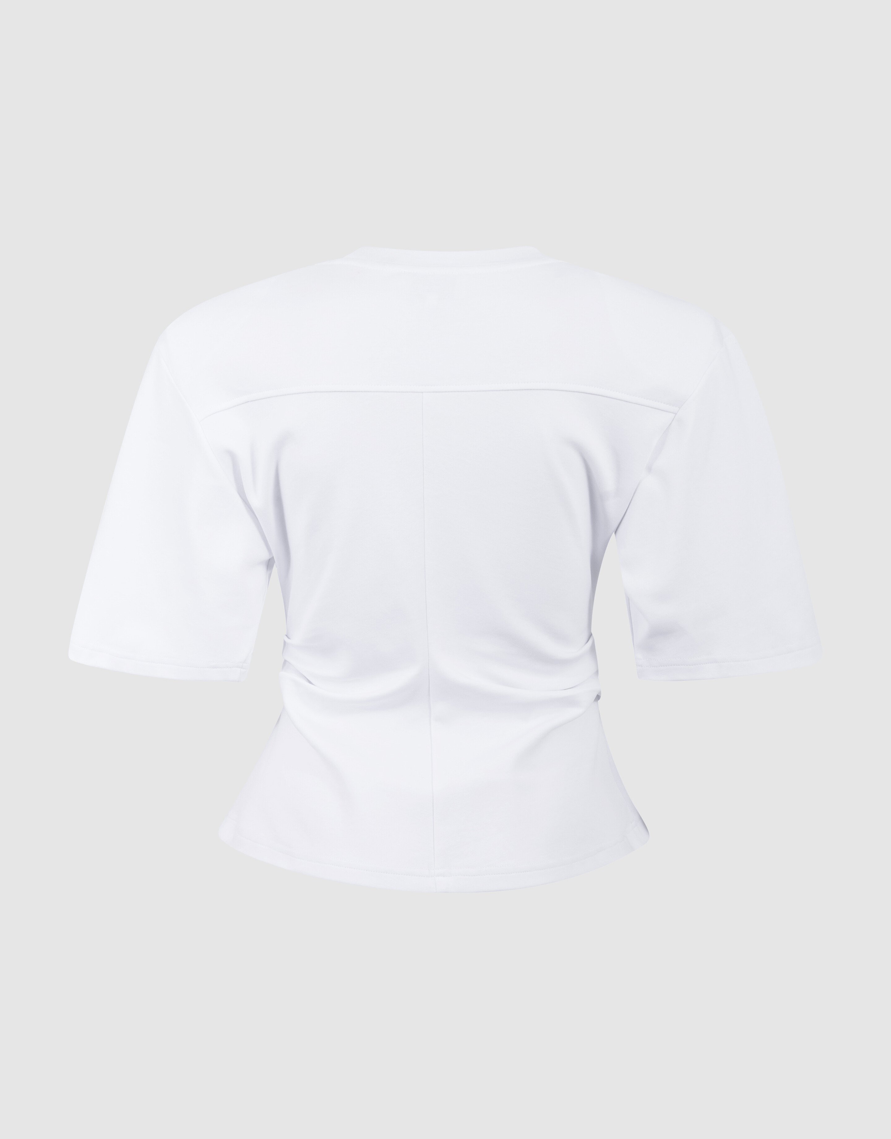 Tailliertes T-Shirt Wei&szlig; SHOEBY WOMEN