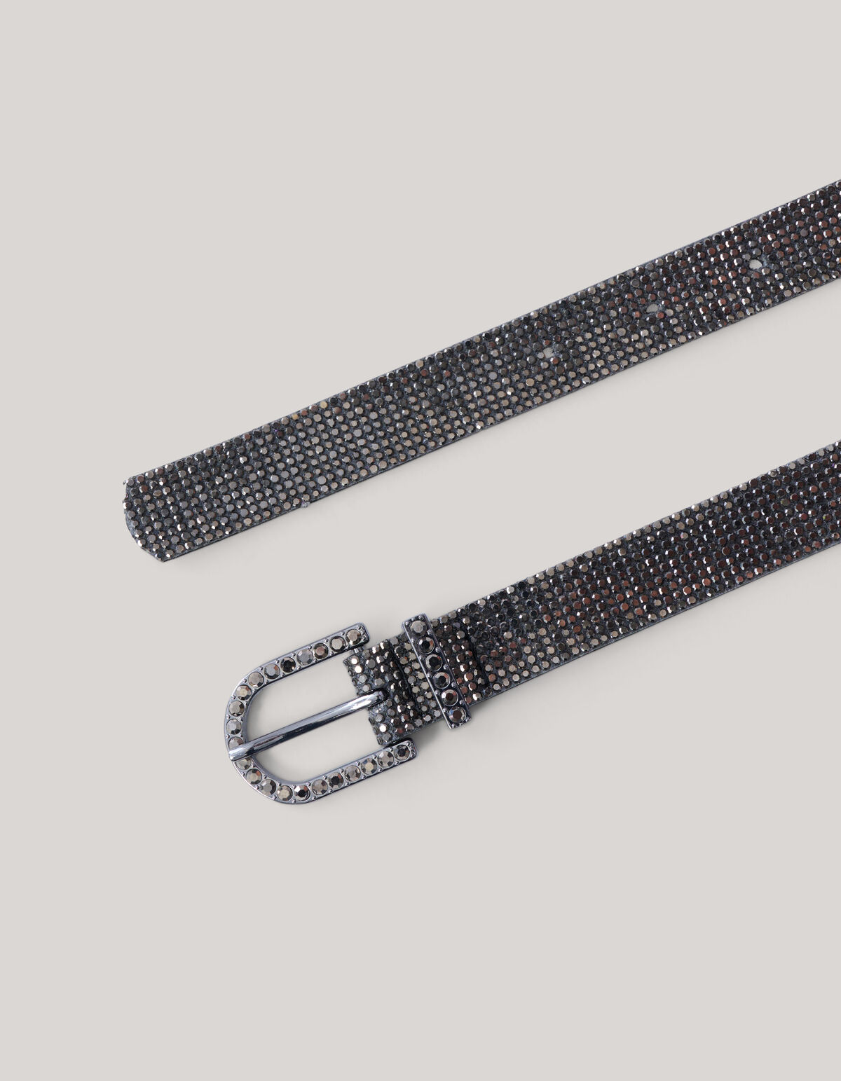 Strassgürtel Dunkelgrau SHOEBY ACCESSOIRES