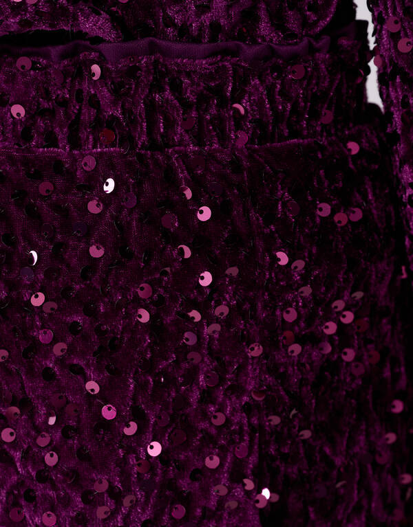 Sequin Minirock Dunkelrosa SHOEBY GIRLS