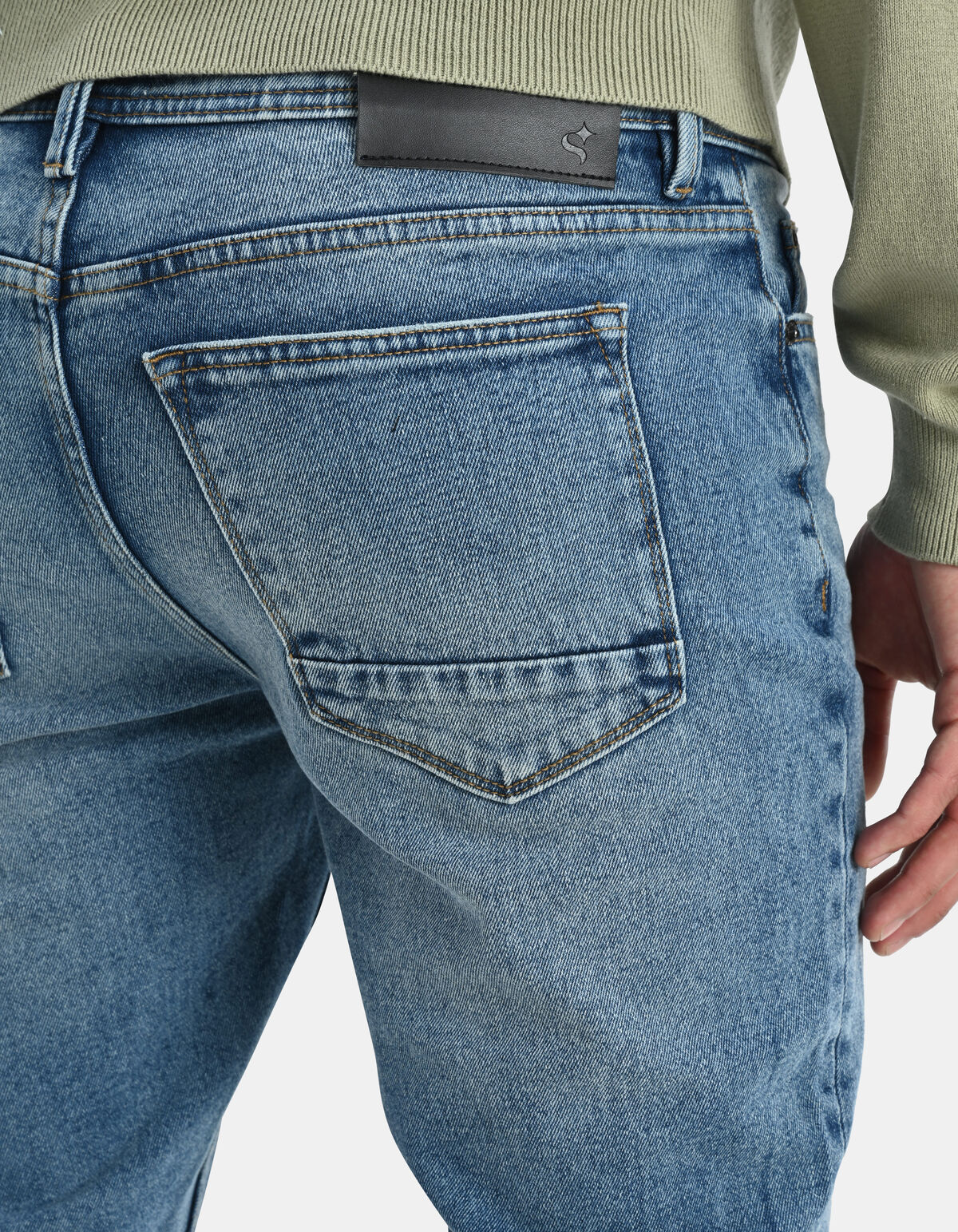 Tapered Jeans Medium Stone L32 SHOEBY MEN