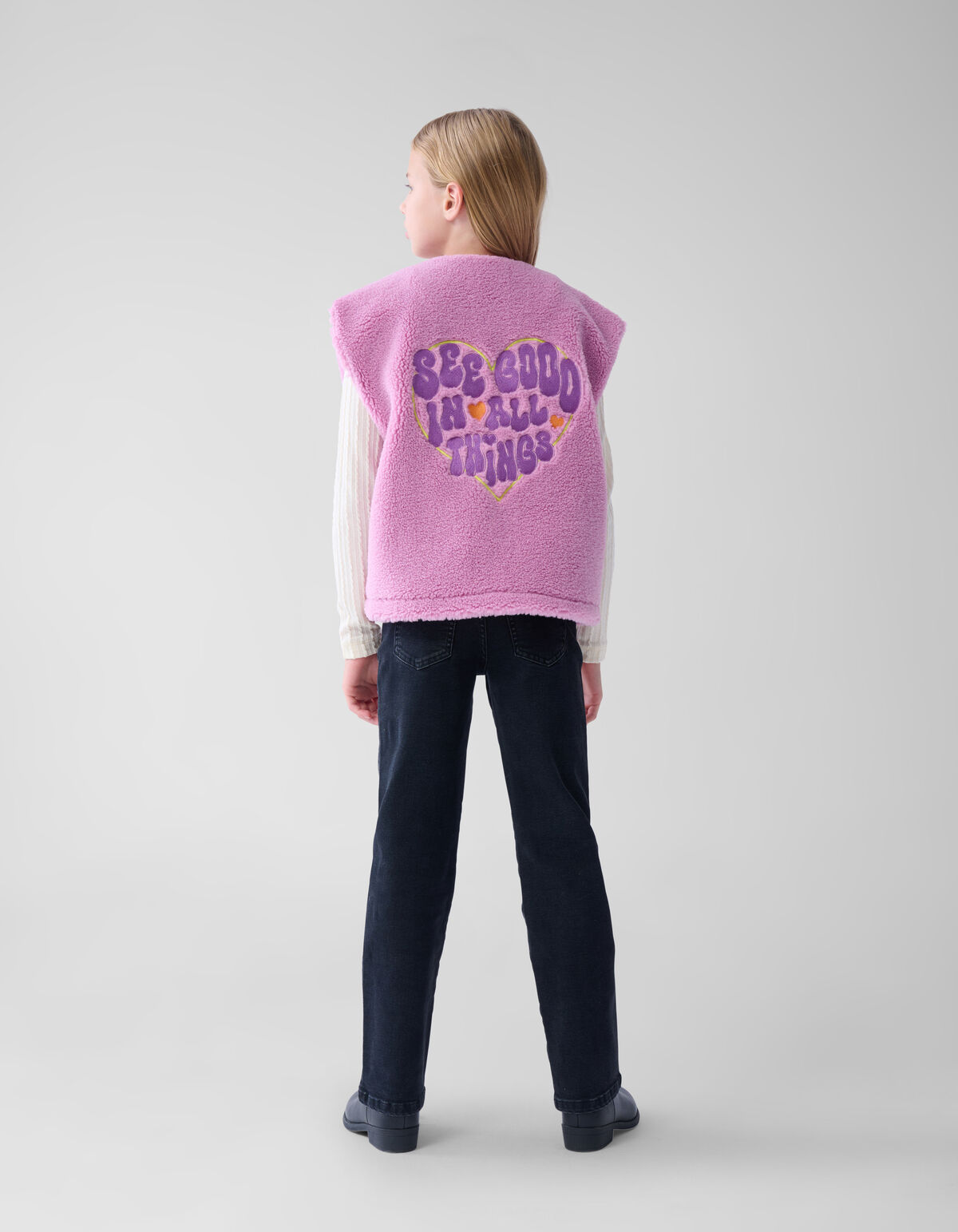 Teddy-Gilet Rosa SHOEBY GIRLS