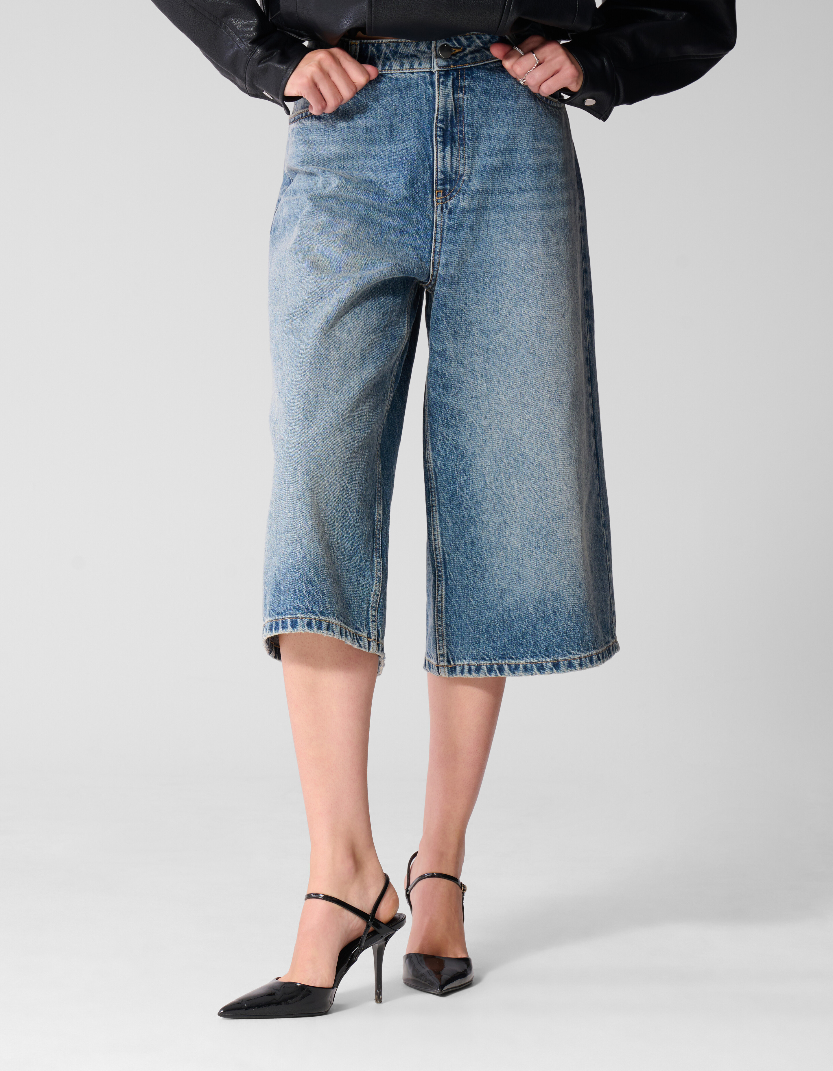 Culotte Jeans Dunkelblau SHOEBY WOMEN