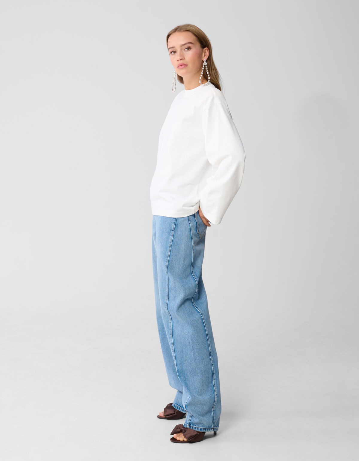 Barrel Fit Jeans Mediumstone von Monica SHOEBY WOMEN