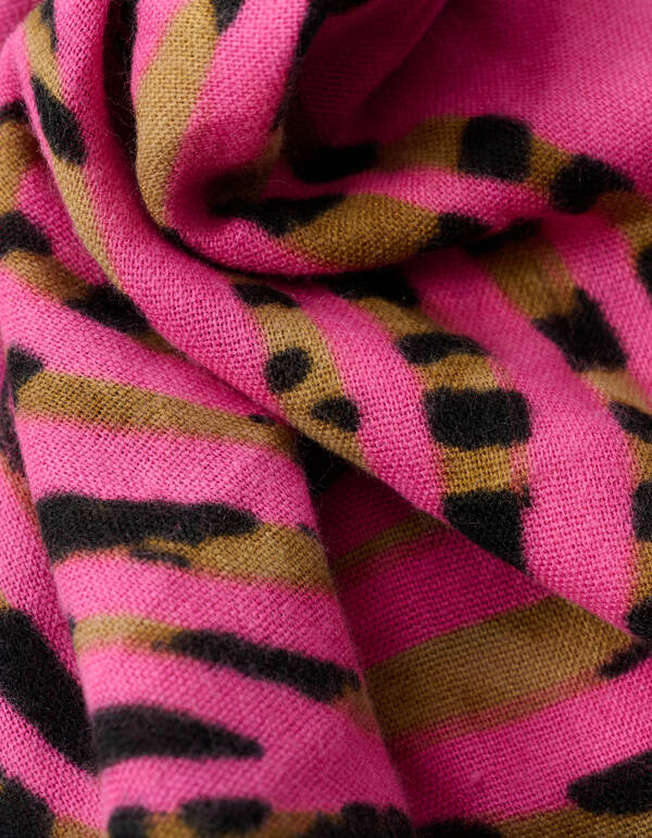 Sonnen Tigerprint Schal Braun SHOEBY ACCESSOIRES