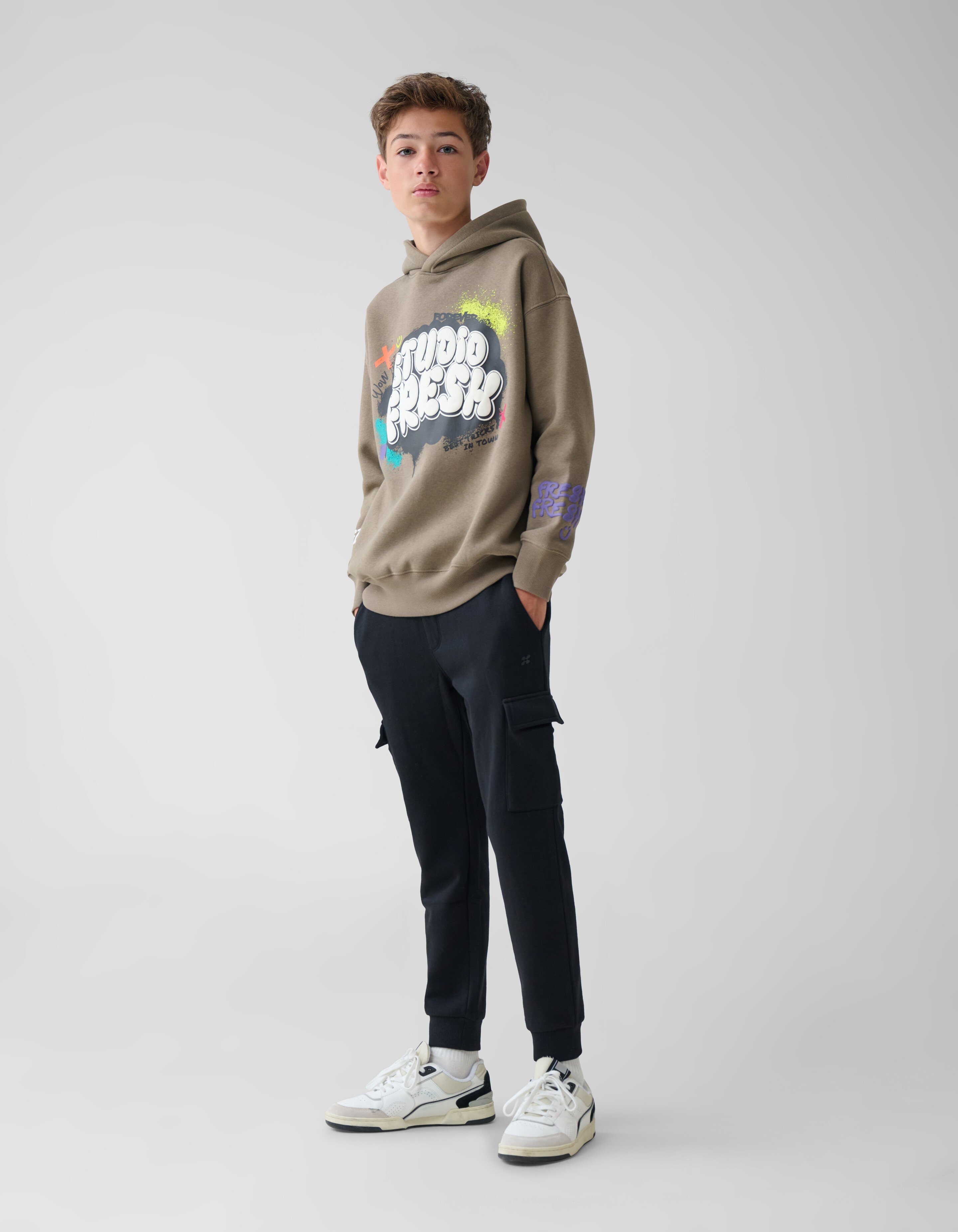 Cargo Joggerhose Schwarz SHOEBY BOYS