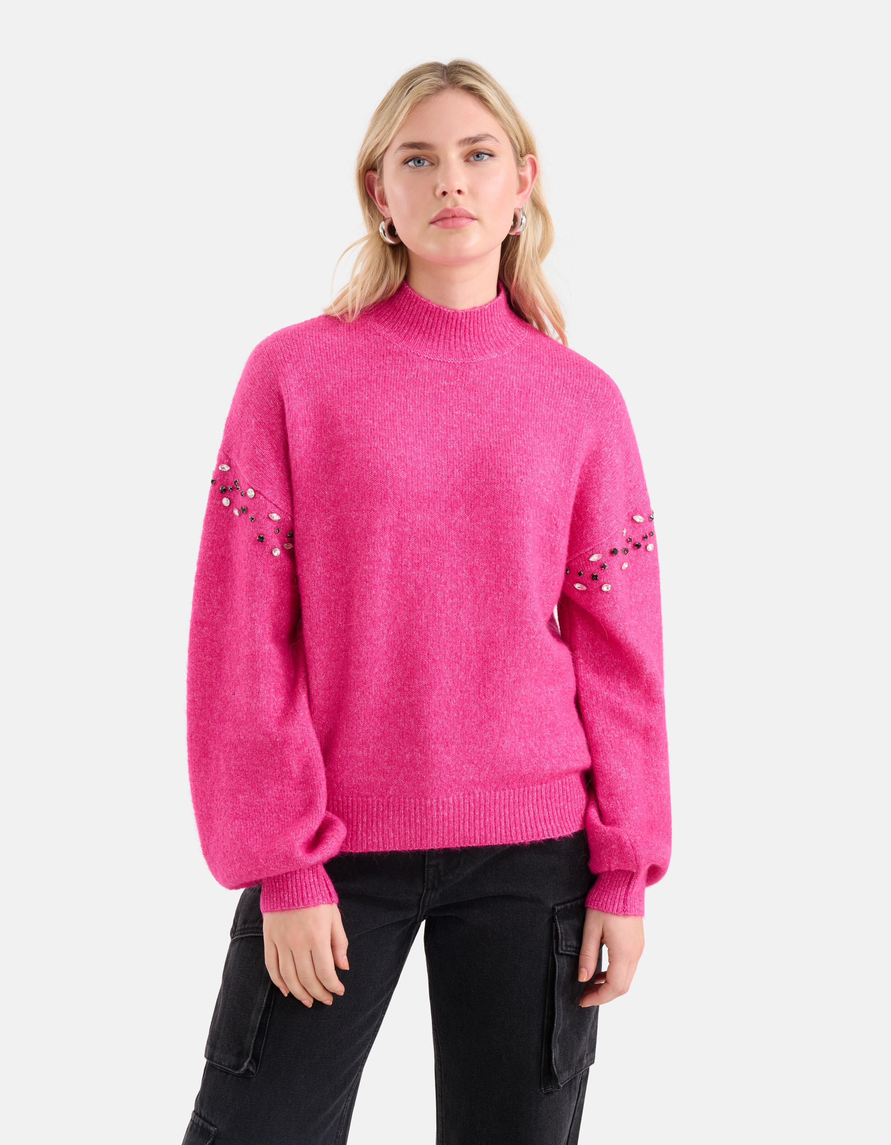 Nieten-Pullover Rosa SHOEBY WOMEN