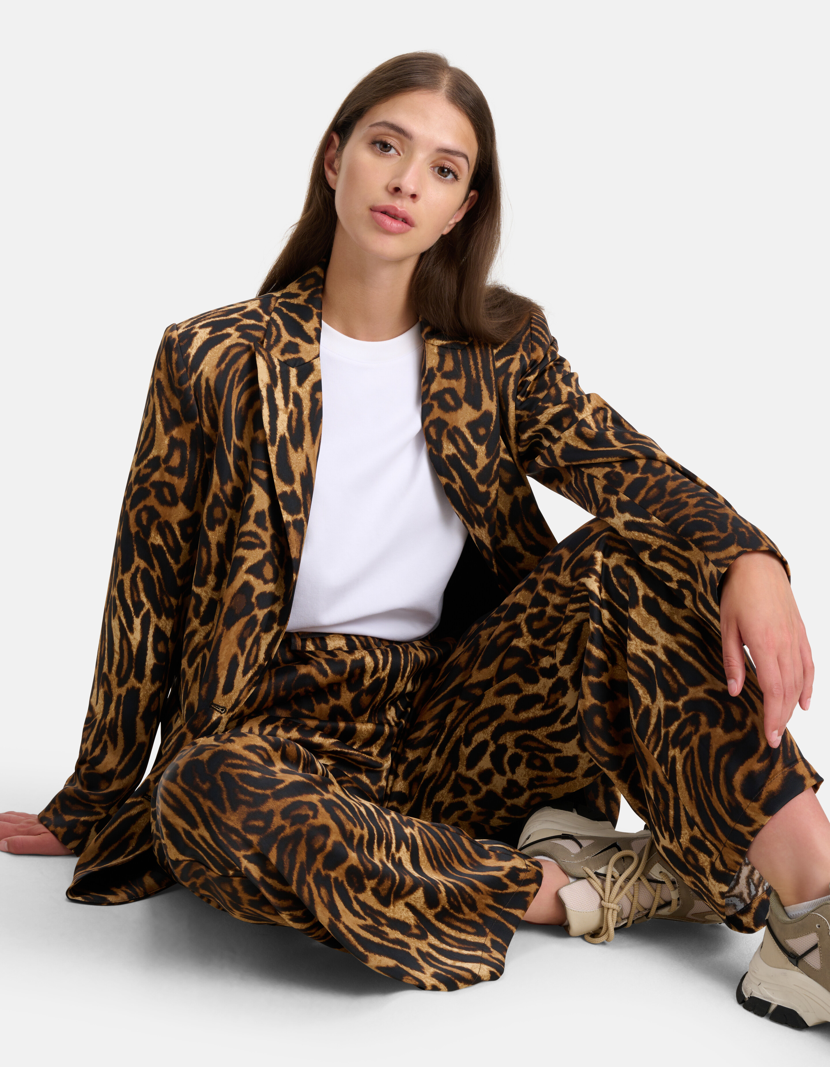 Leopard-Satin-Hose SHOEBY WOMEN