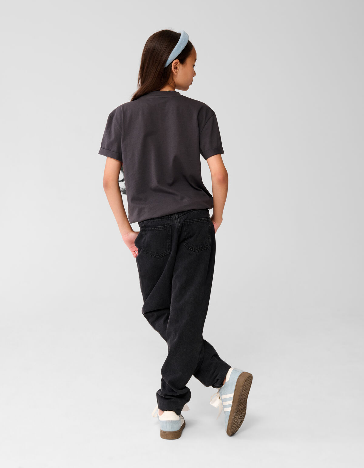 Vivre Artwork T-shirt Dunkelgrau SHOEBY GIRLS