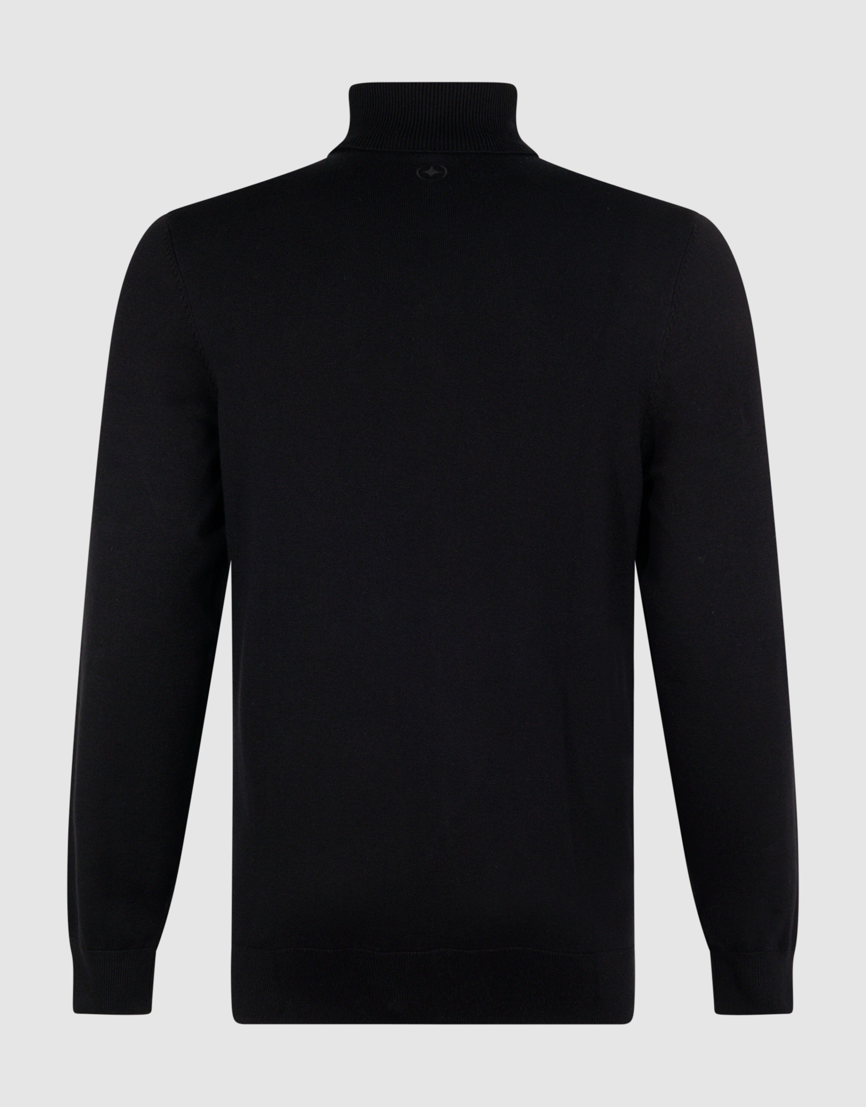 Strickpullover mit Rollkragen Schwarz SHOEBY MEN
