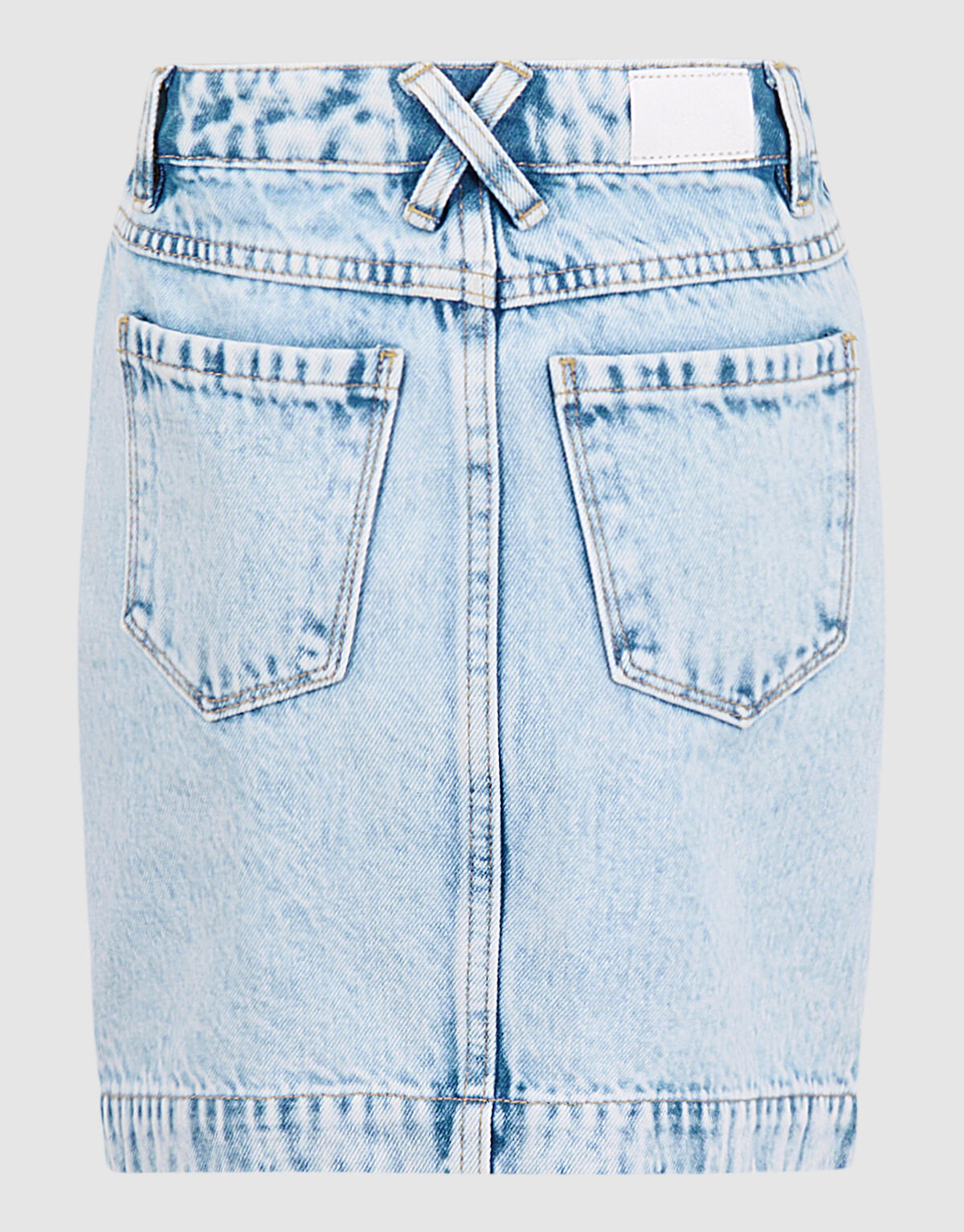 Bestickter Denim-Rock Blau SHOEBY GIRLS