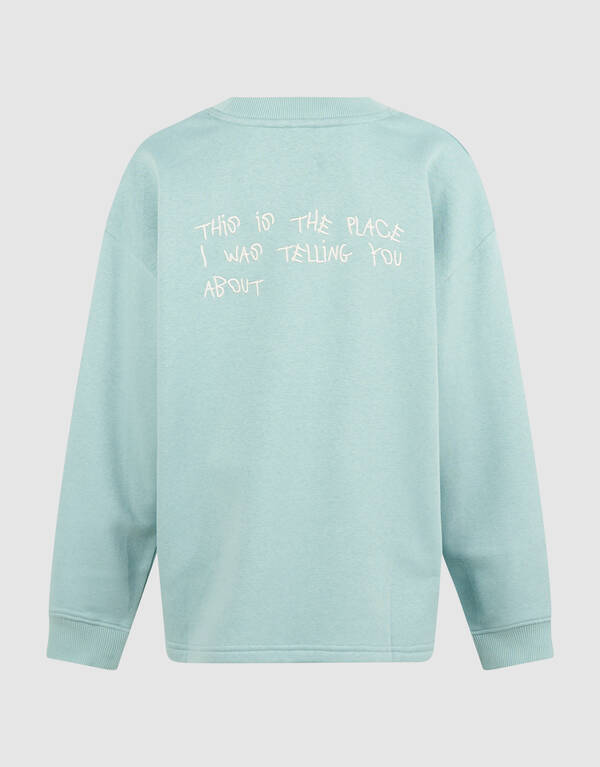 Logo Sweatshirt Hellgr&uuml;n SHOEBY BOYS