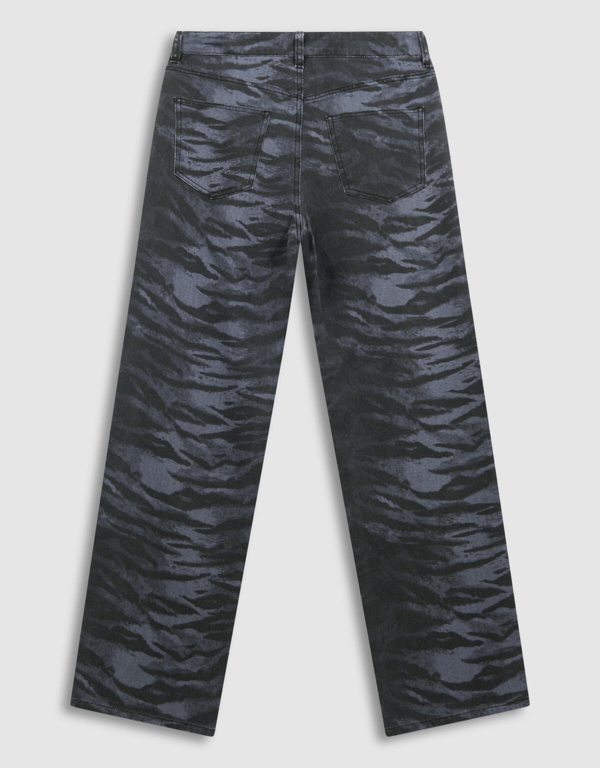 Tiger Wide Leg Fit Jeans Dunkelgrau SHOEBY WOMEN