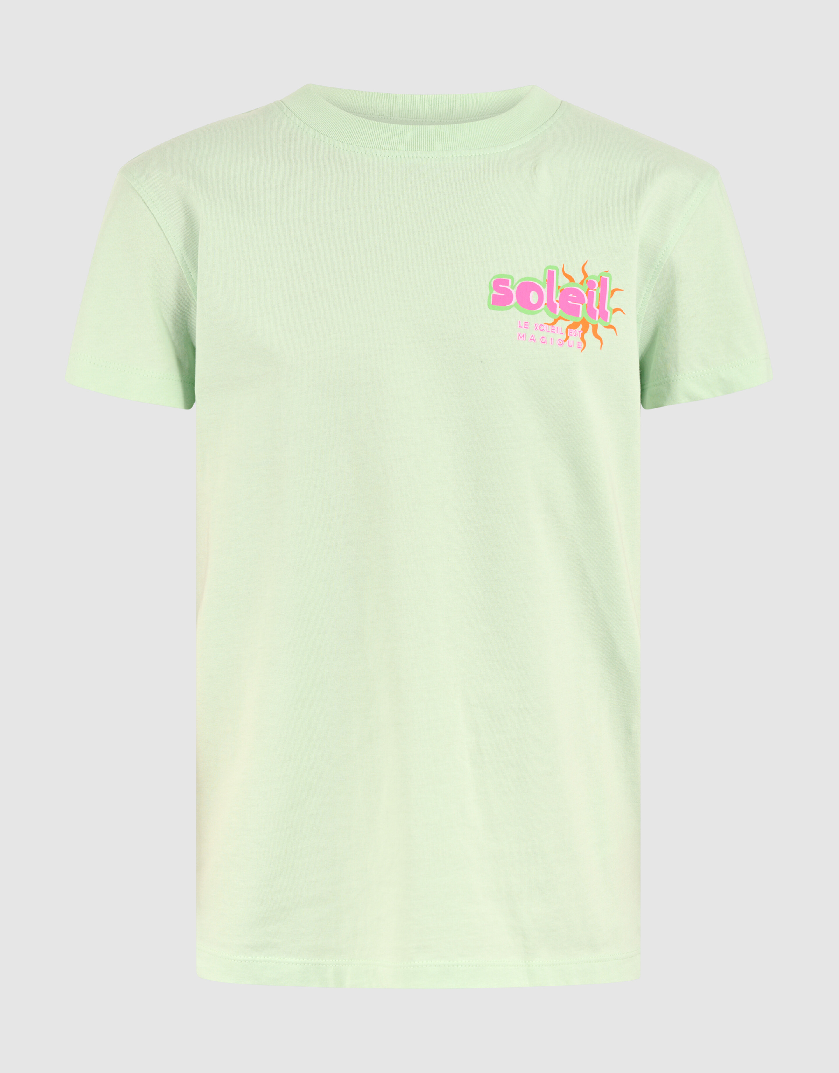 Soleil Artwork T-shirt Hellgrün SHOEBY GIRLS