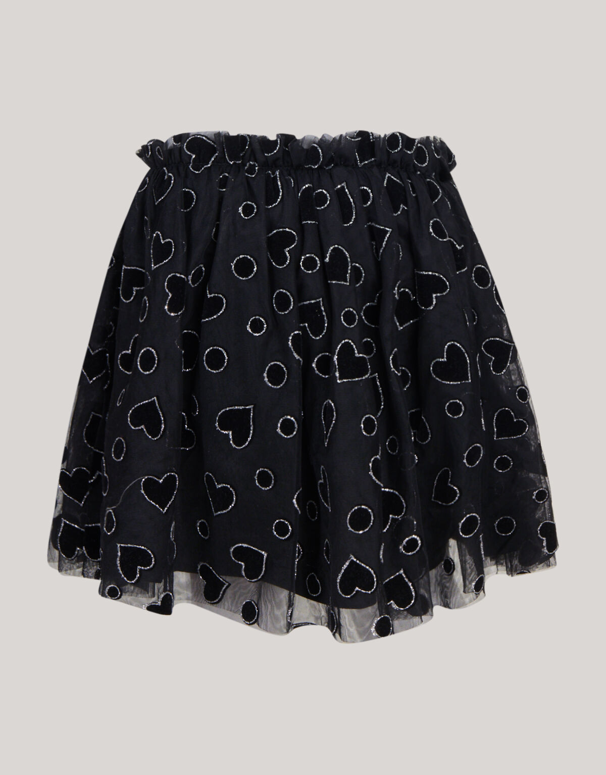 Glitter Mesh Rock Schwarz SHOEBY GIRLS