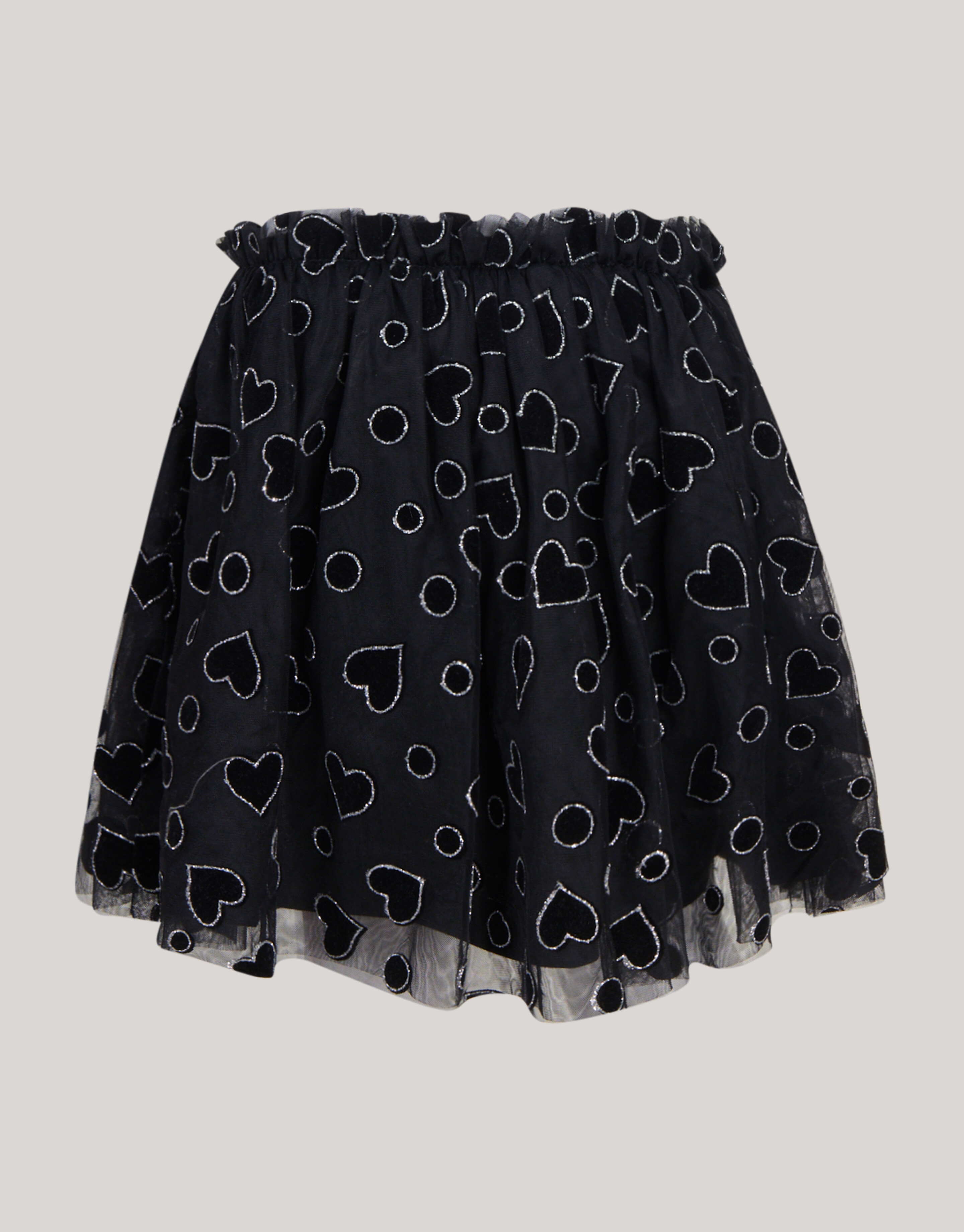 Glitter Mesh Rock Schwarz SHOEBY GIRLS