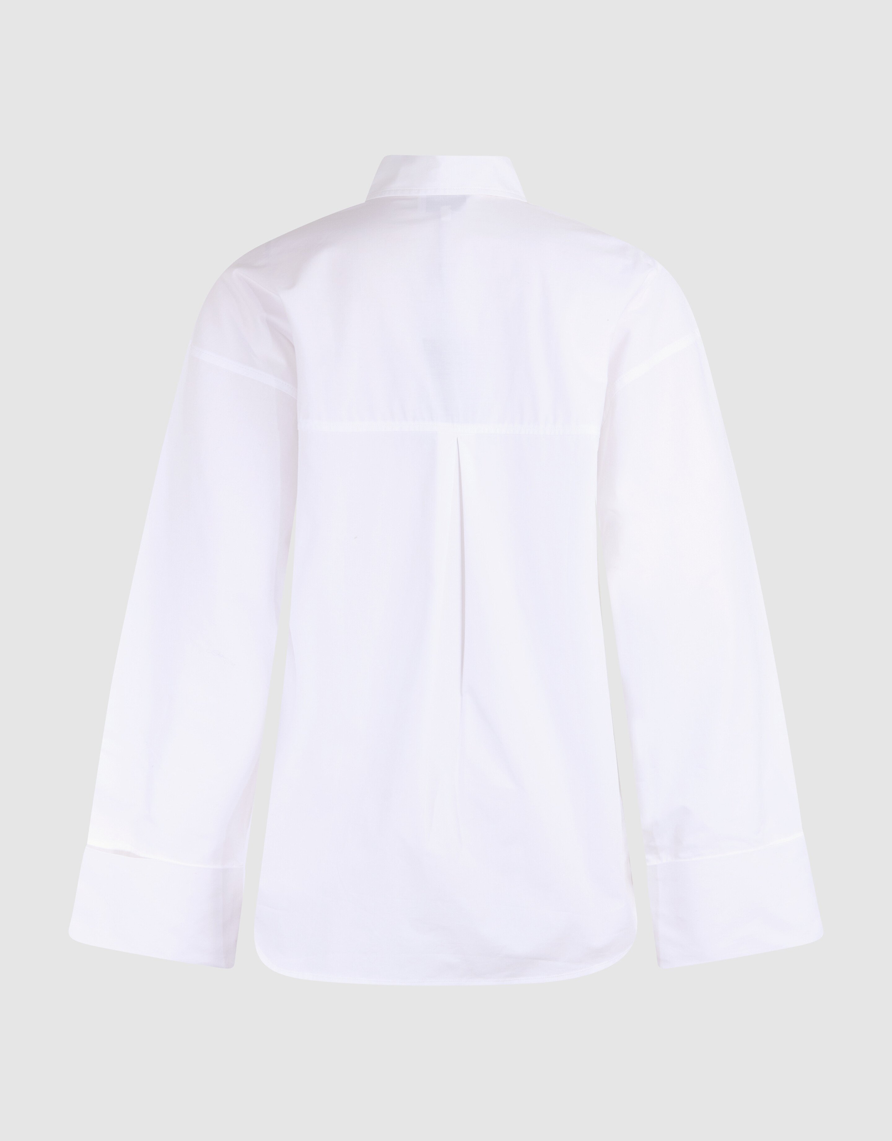Übergrößen Popeline Bluse Weiß SHOEBY WOMEN