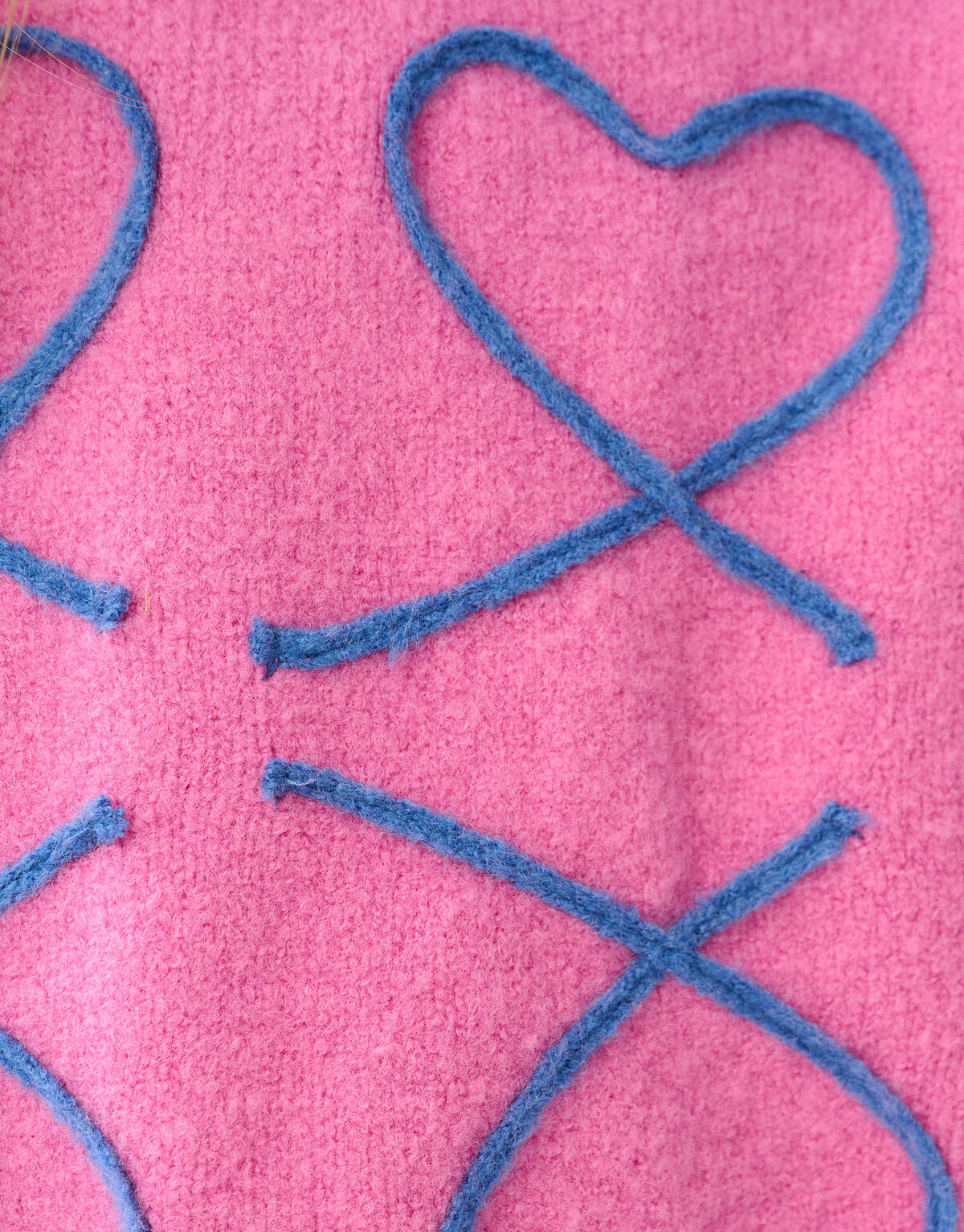 Herz-Pullover Rosa SHOEBY GIRLS