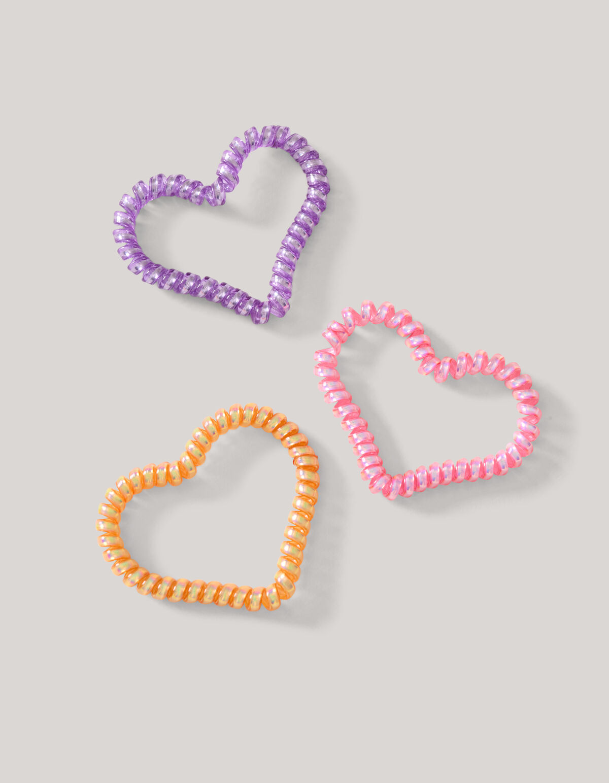 Herz Haargummib&auml;nder Multicolour SHOEBY ACCESSOIRES