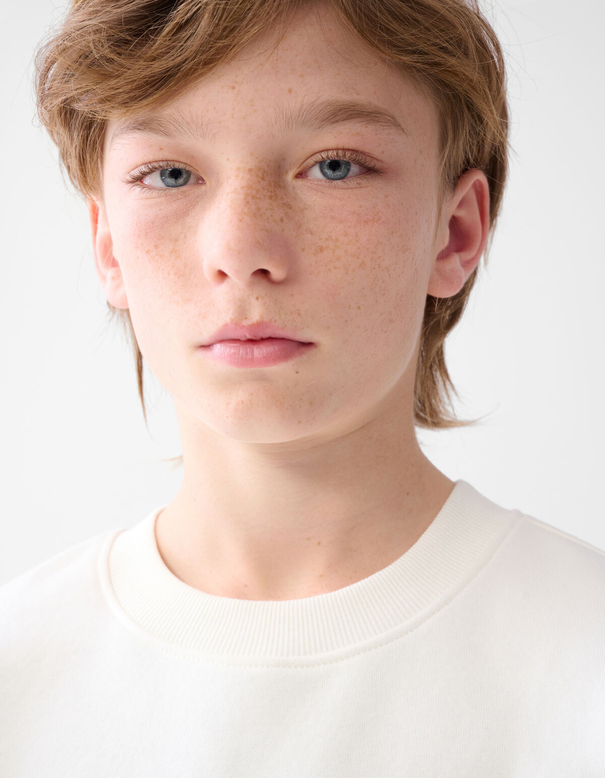 Textdruck Pullover Off White SHOEBY BOYS