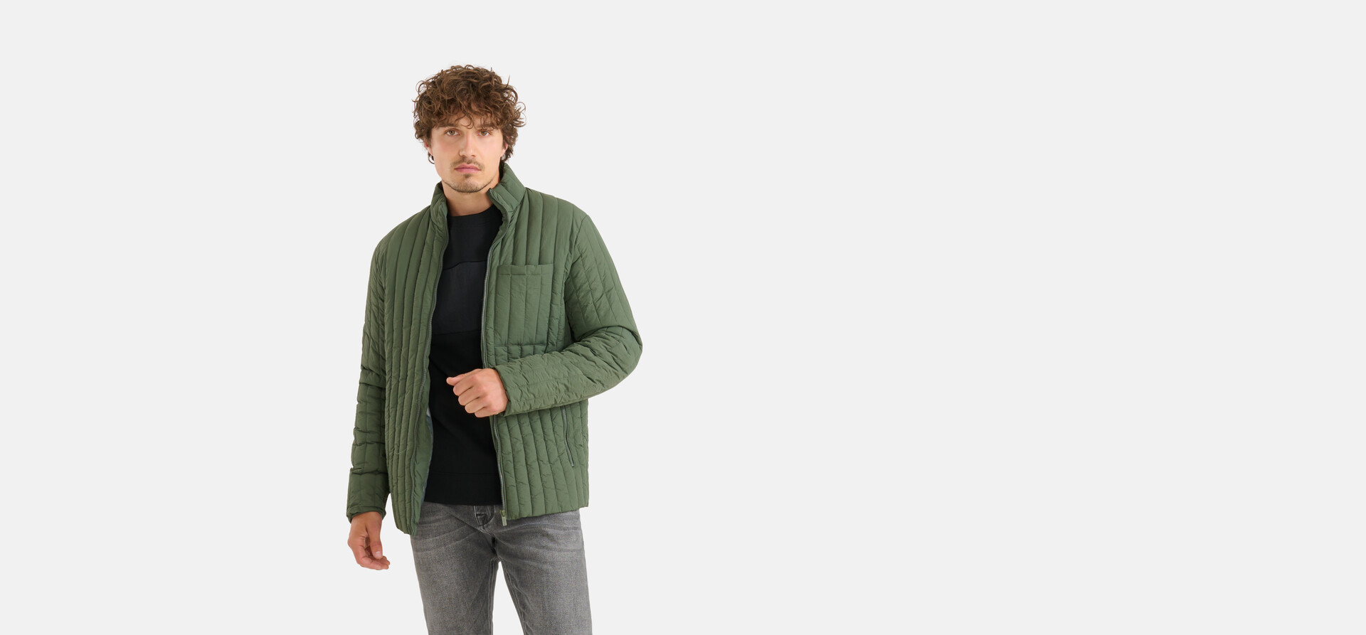 Steppjacke Grün SHOEBY MEN